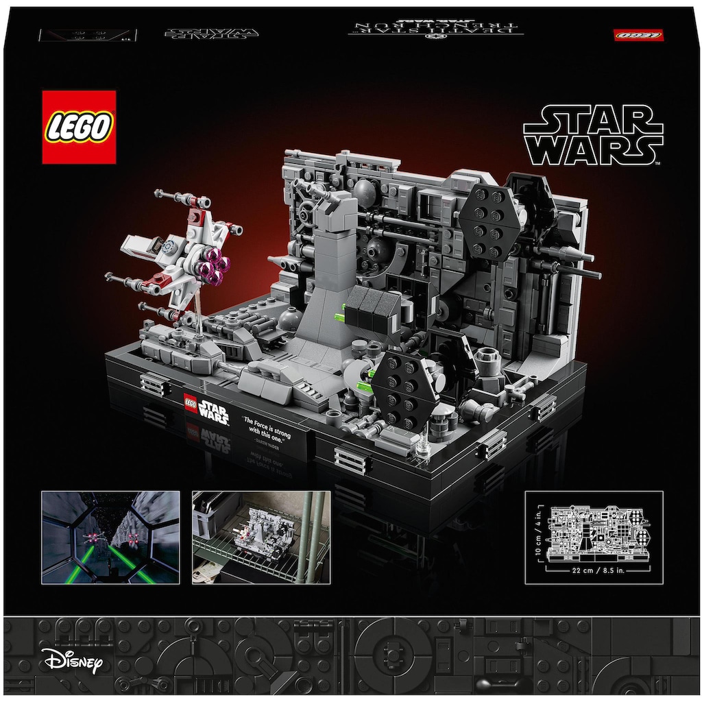 LEGO® Konstruktionsspielsteine »Death Star™ Trench Run Diorama (75329), LEGO® Star Wars«, (665 St.), Made in Europe