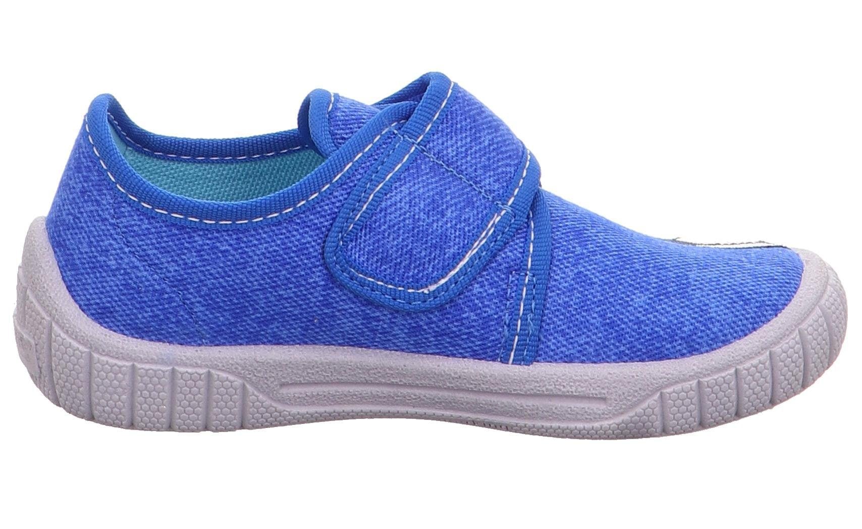 Superfit Hausschuh »Bill WMS: Mittel«  Kindergarten Schuh im Jeans-Look, Größenschablone zum Download