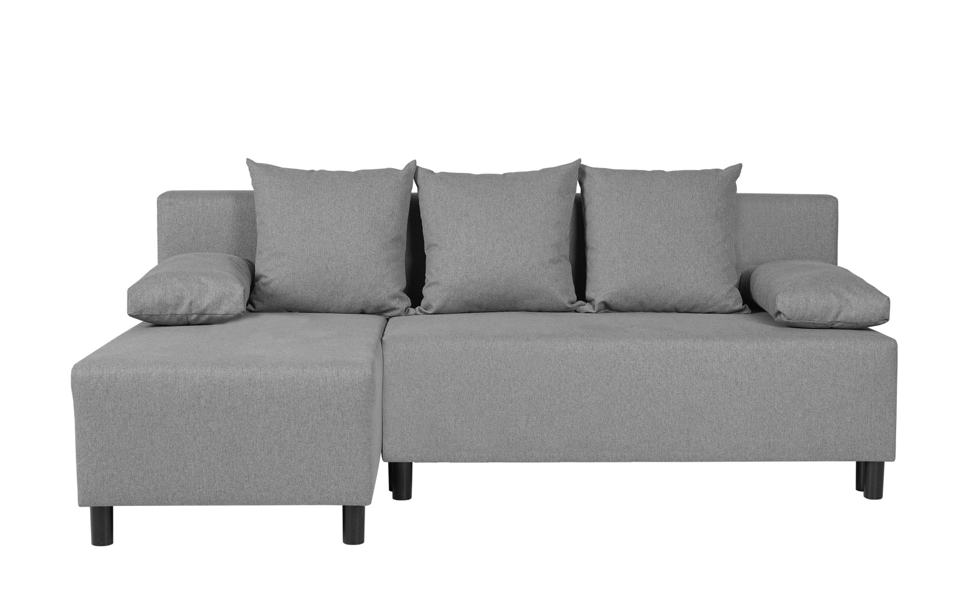 INOSIGN Ecksofa »IWALANI, Schlafsofa mit Bettkasten, Recamiere beidseitig montierbar«, L-Form, B/T/H 199/135/83 cm, Struktur weich & Velvet