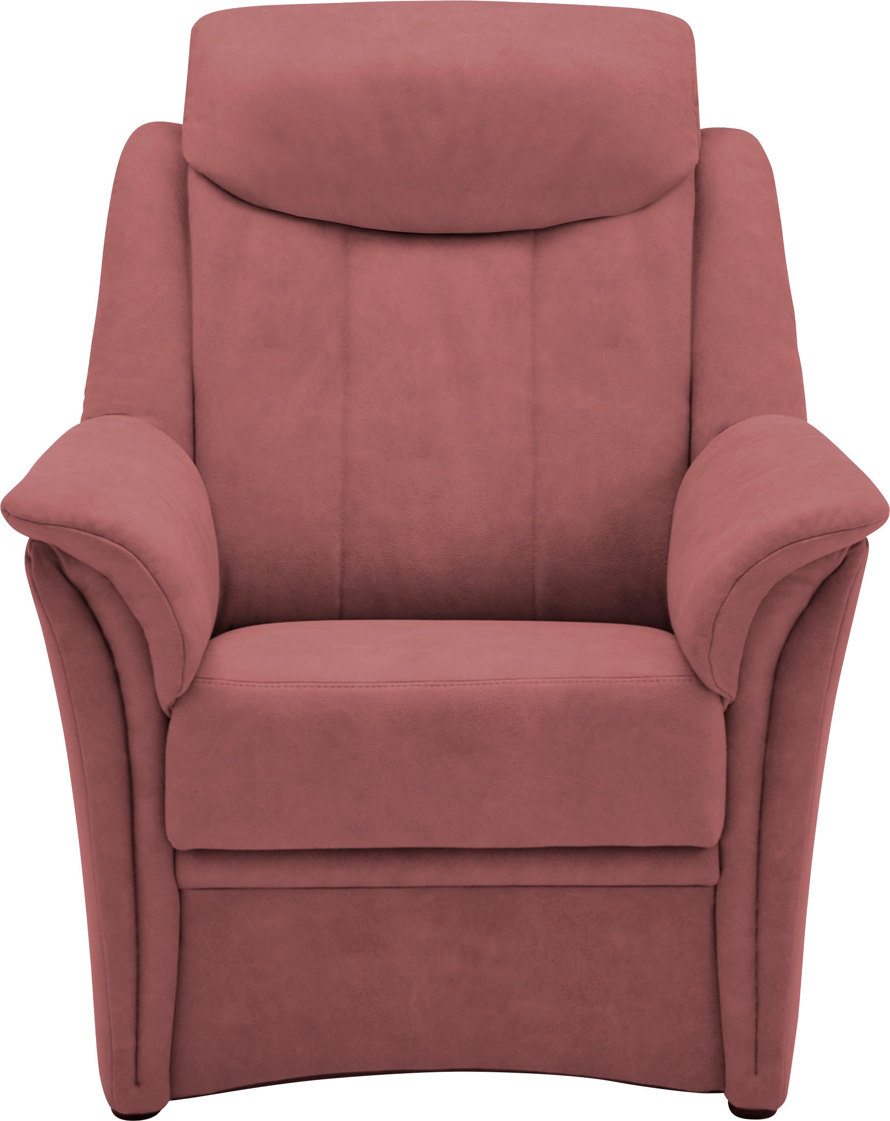 VILLA BECK Polstergarnitur »Lugano«, (Set, 3 tlg.), Kopfteilverstellung, in Sitzhöhe 46 cm, 3-Sitzer und 2x Sessel