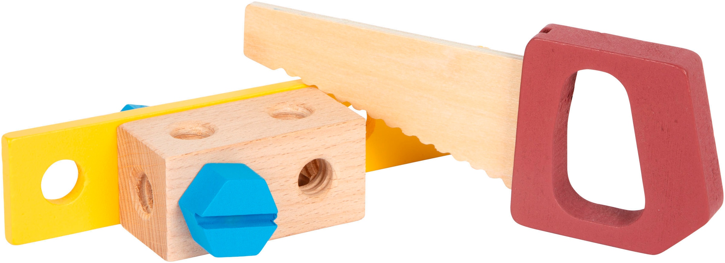 Small Foot Kinder-Werkzeug-Set »Werkzeugkoffer - Workshop«, (53 tlg.), aus Holz