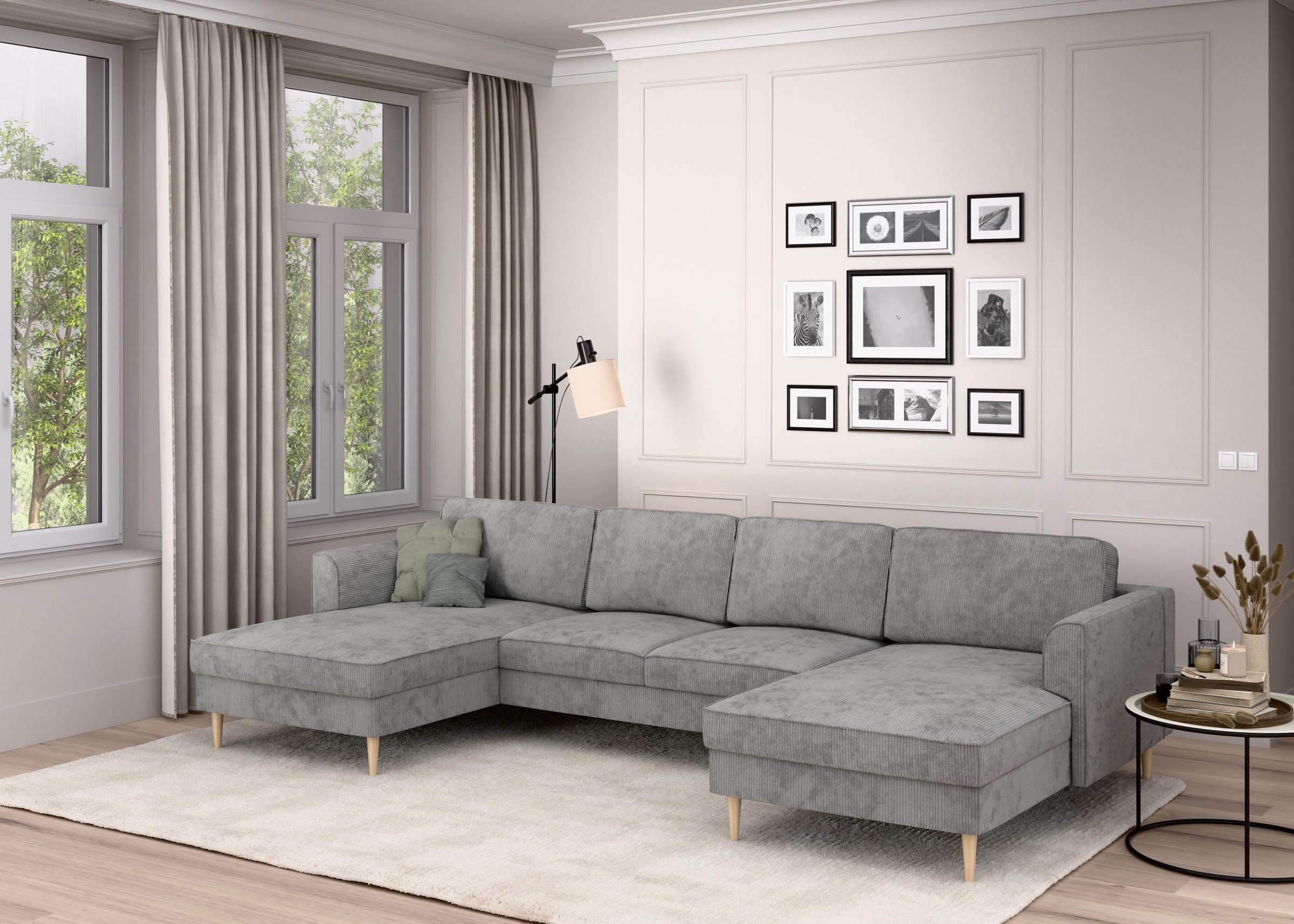 Home affaire Wohnlandschaft »Booster Couch wahlweise mit Schlaffunktion und günstig online kaufen