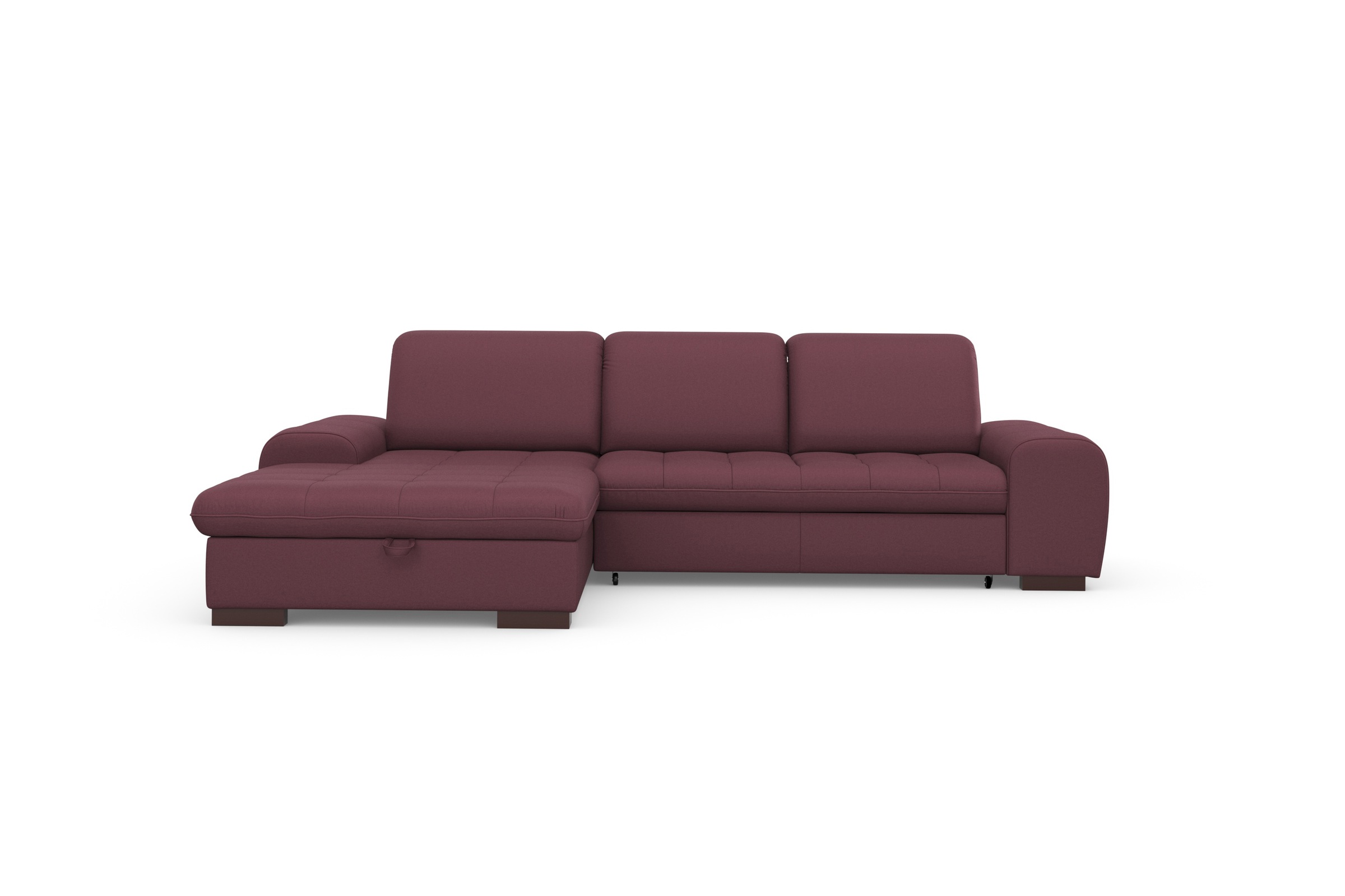 sit&more Ecksofa »Luxor L-Form«, wahlweise mit Bettfunktion, Bettkasten und Kopfteilverstellung