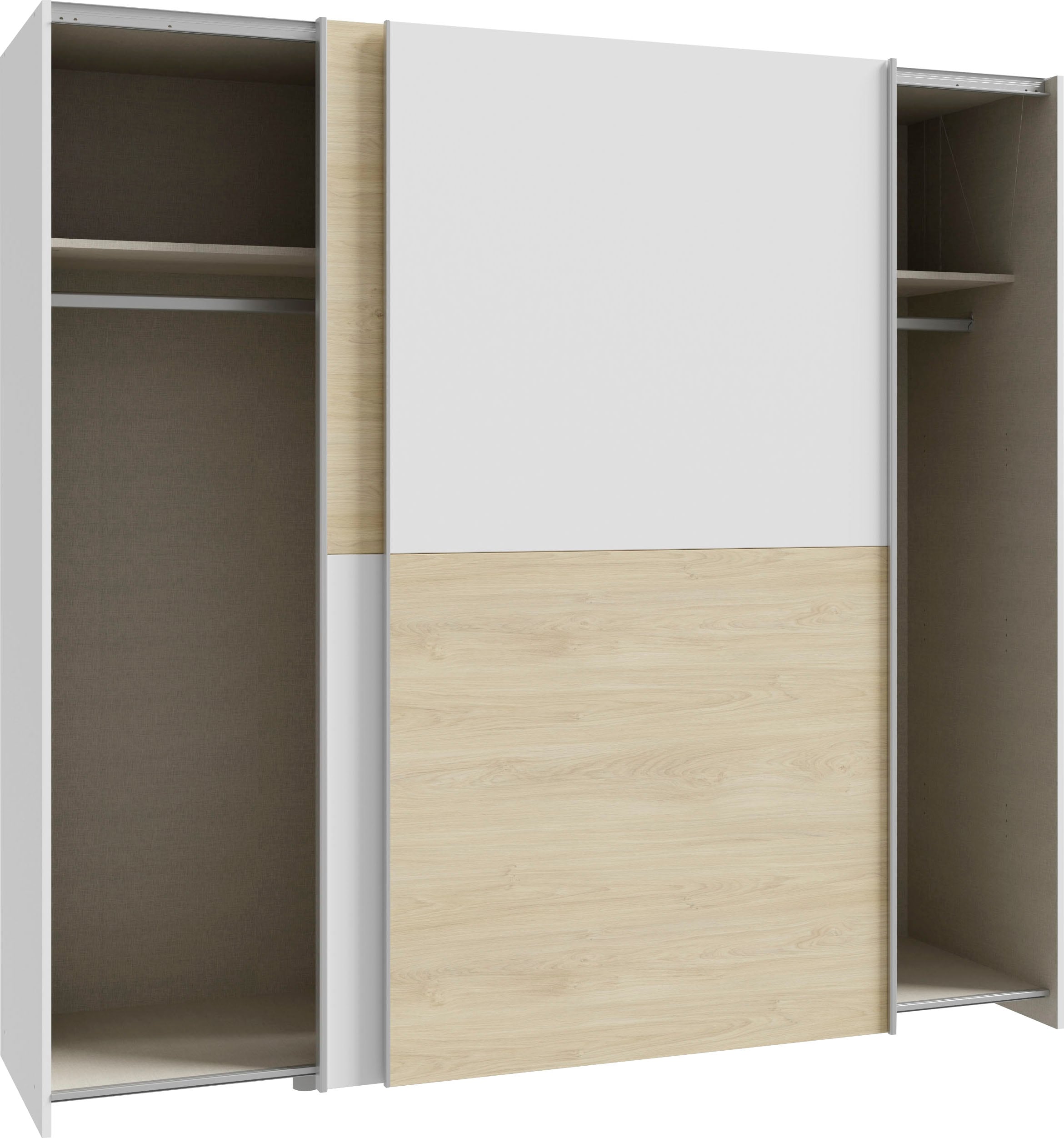 Home affaire Schwebetürenschrank »OTTOs Choice, 2 Schiebetüren, Made in Europe, stabil und zeitlos«, (5 Breiten: 120 -200cm, Höhe ca. 190cm), in verschiedenen Farben und Breiten