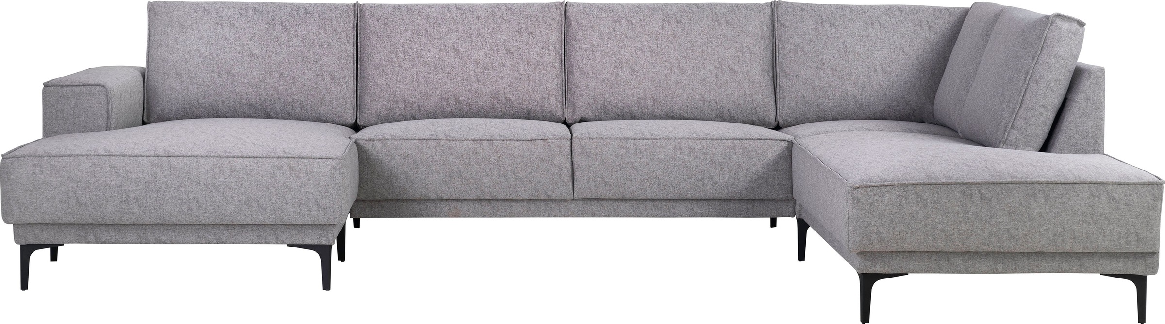 Places of Style Wohnlandschaft »XXL Sofa Oland, Struktur, Flachgewebe, Luxu günstig online kaufen