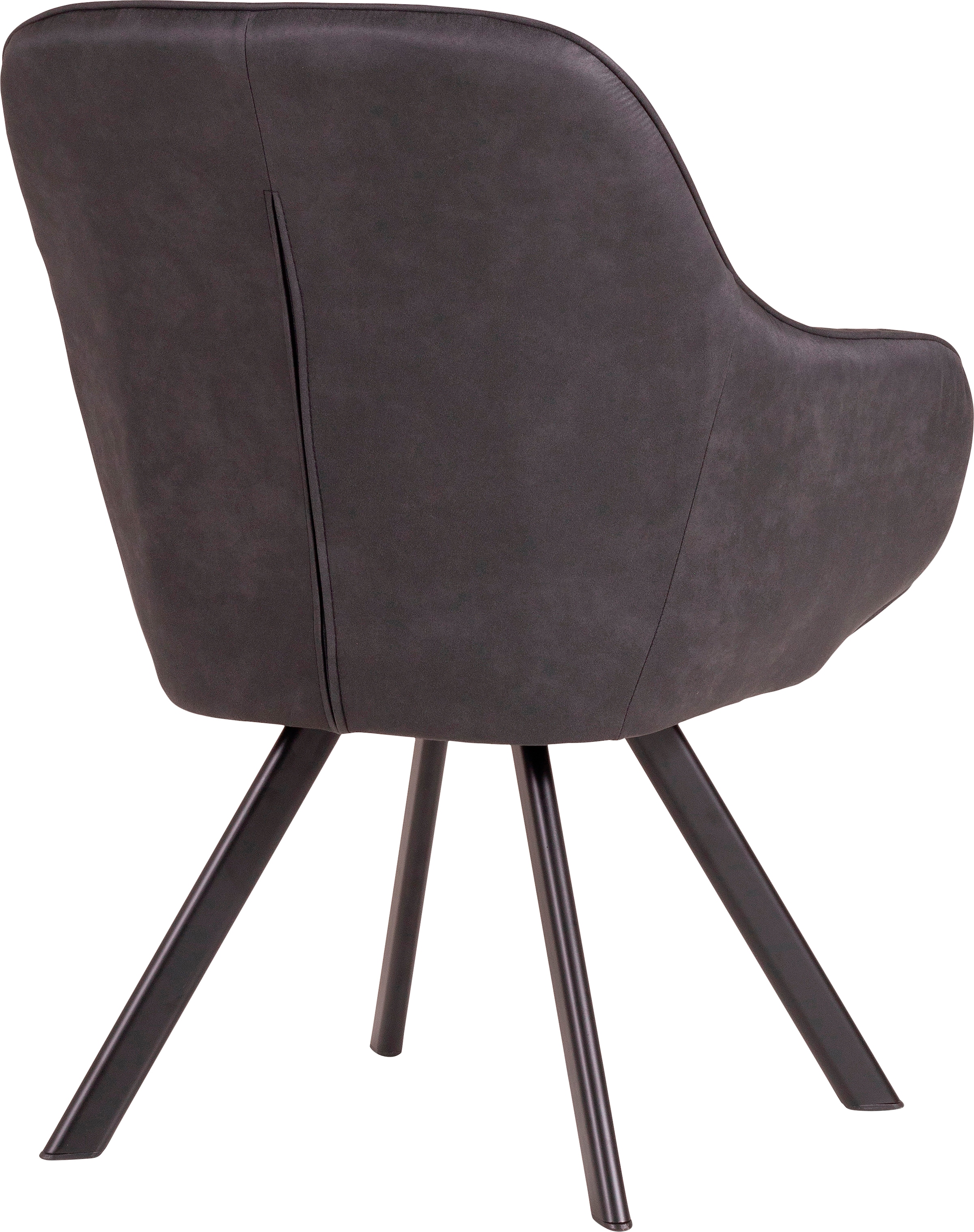 Homexperts Esszimmerstuhl »Carlo«, (Set), 2 St., Kunstleder, Drehstuhl, Bezug in Cord oder Kunstleder