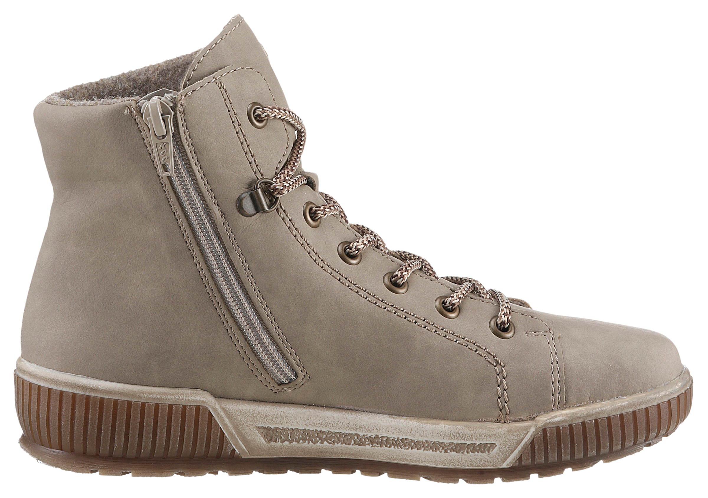 Rieker Schnürboots, mit herausnehmbarer SoftFoam-Einlegesohle