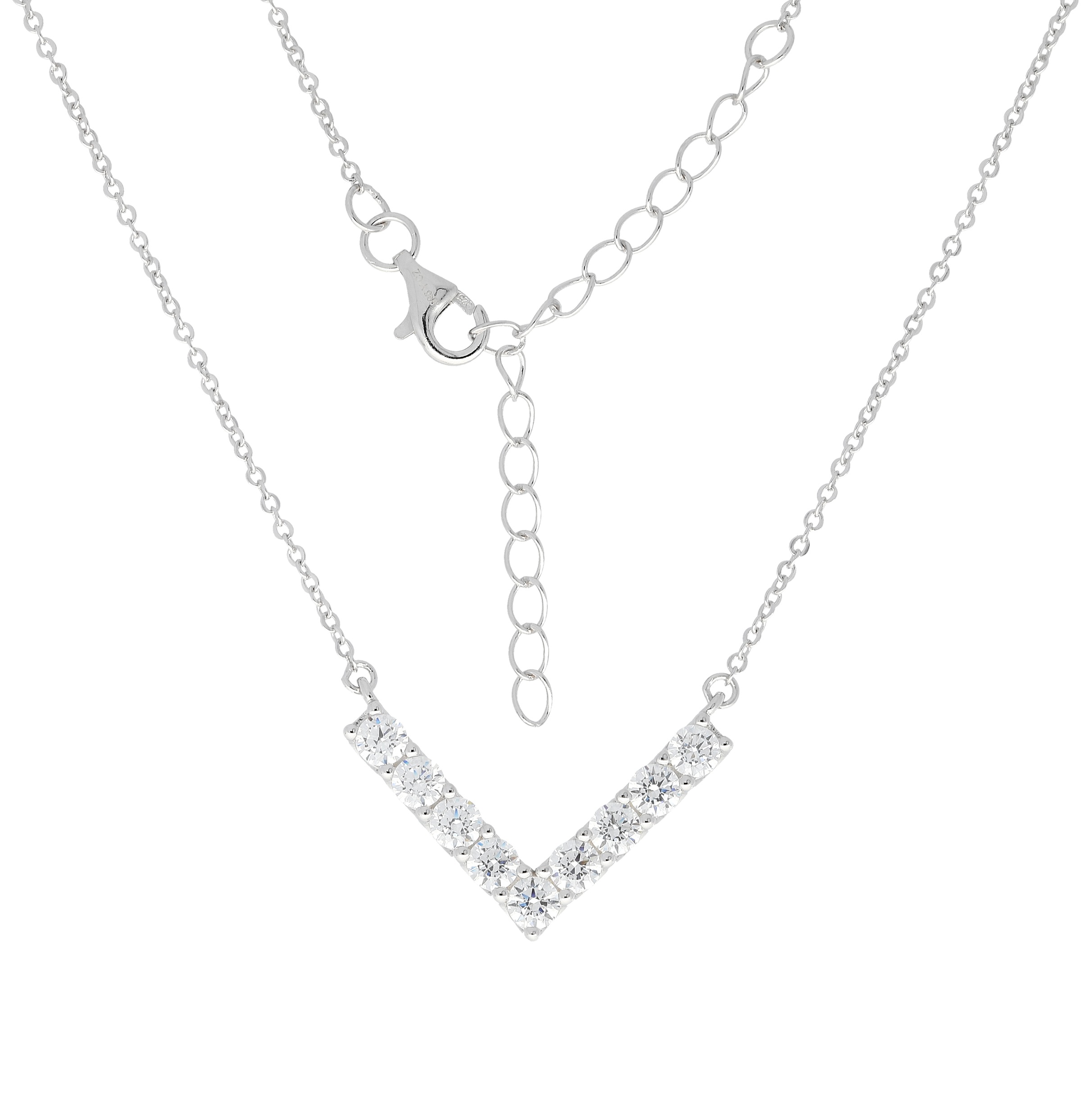 Vivance Kette mit Anhänger »Zirkonia«