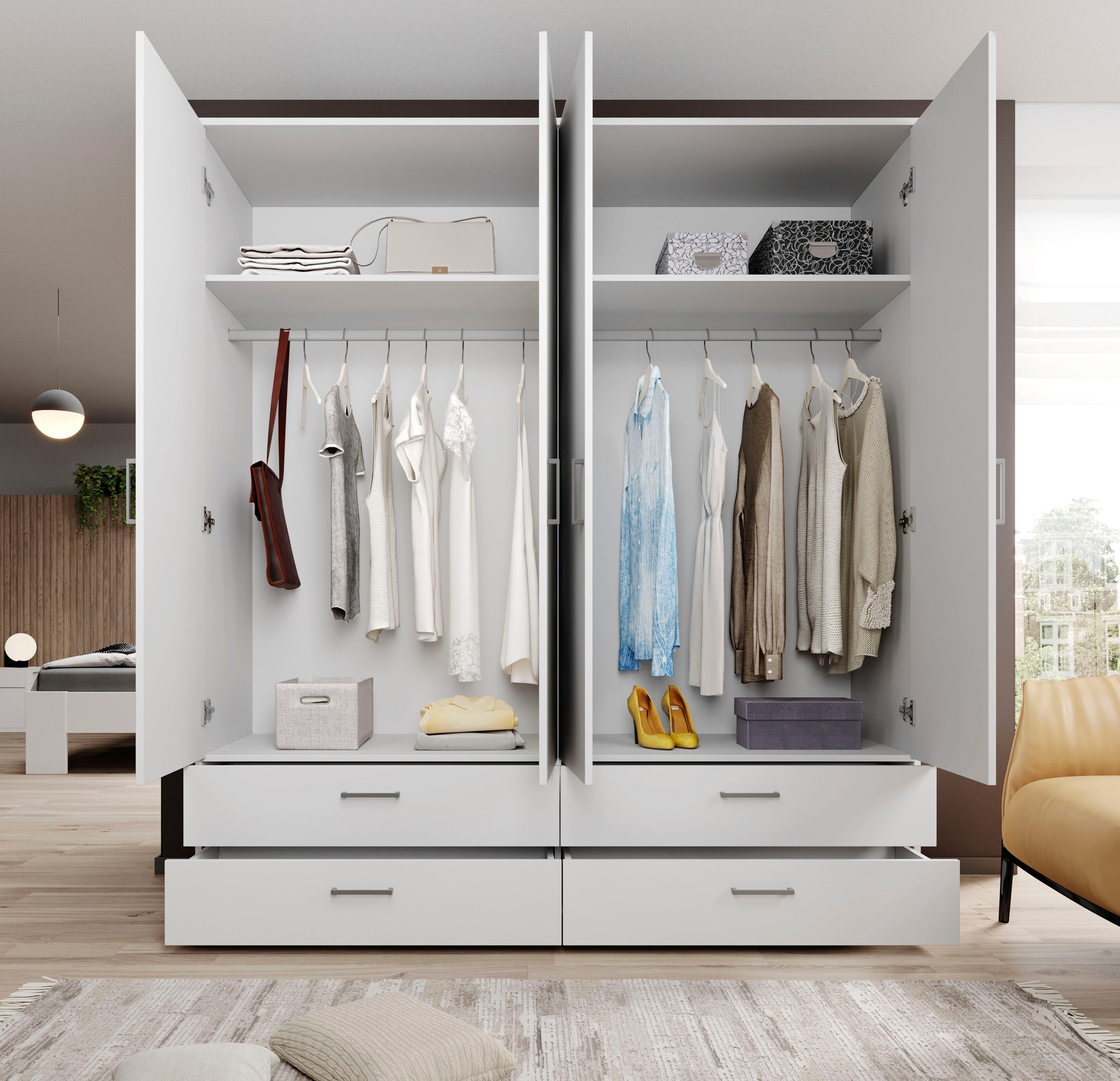 Schlafkontor Drehtürenschrank »Spazio«