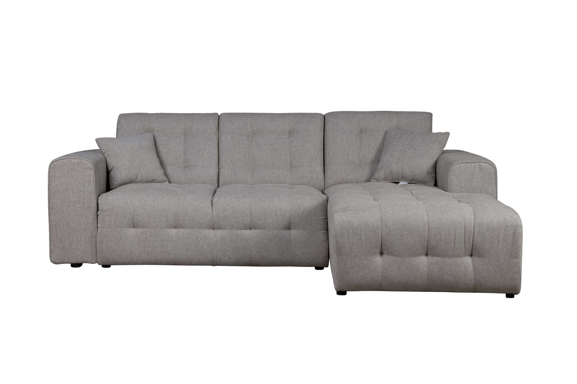 Home affaire Ecksofa »Nosia L-Form«, incl. 2 Zierkissen, mit feiner Steppung