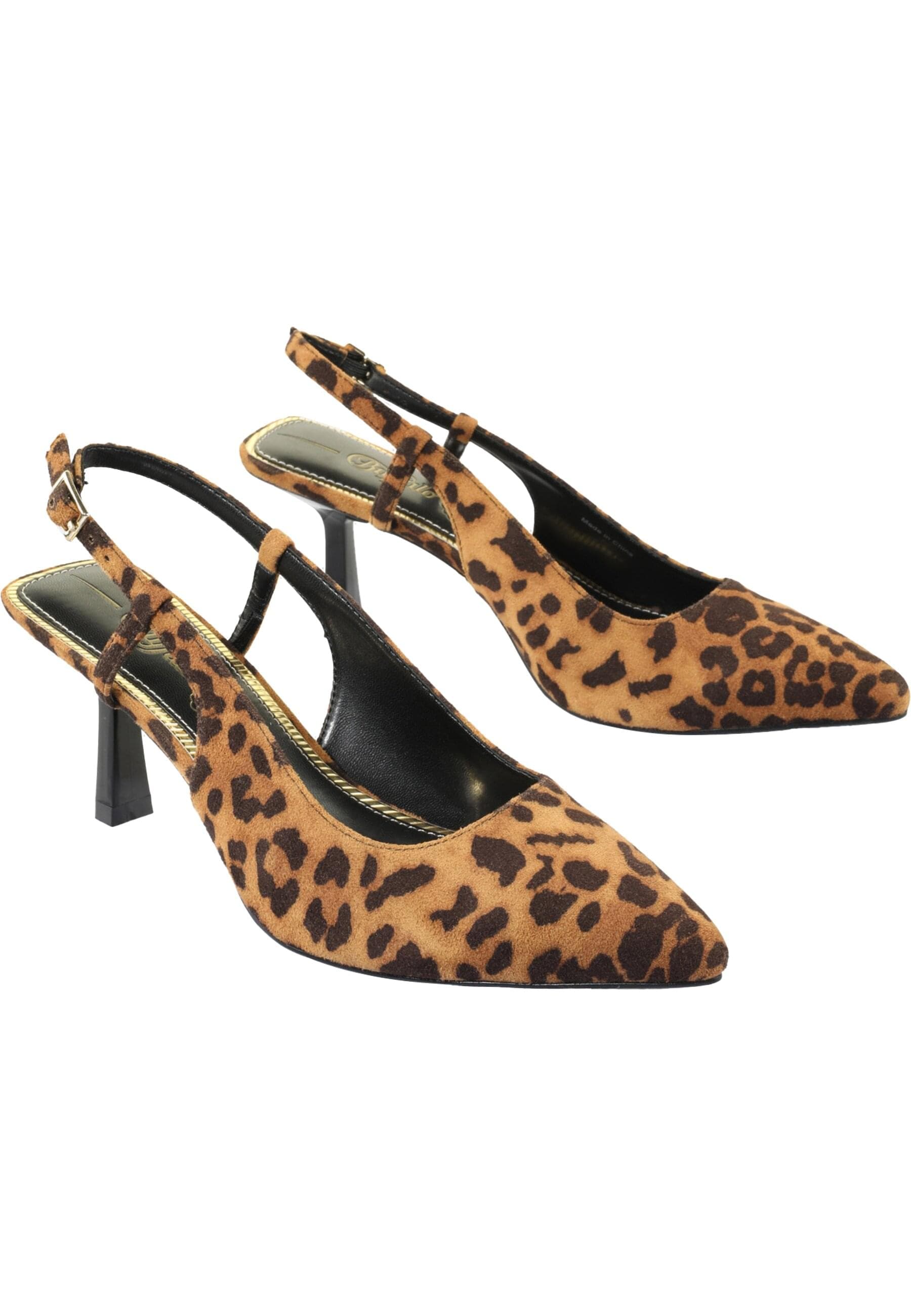 Buffalo High-Heel-Pumps »Buffalo Sling Back- Vegan Suede«