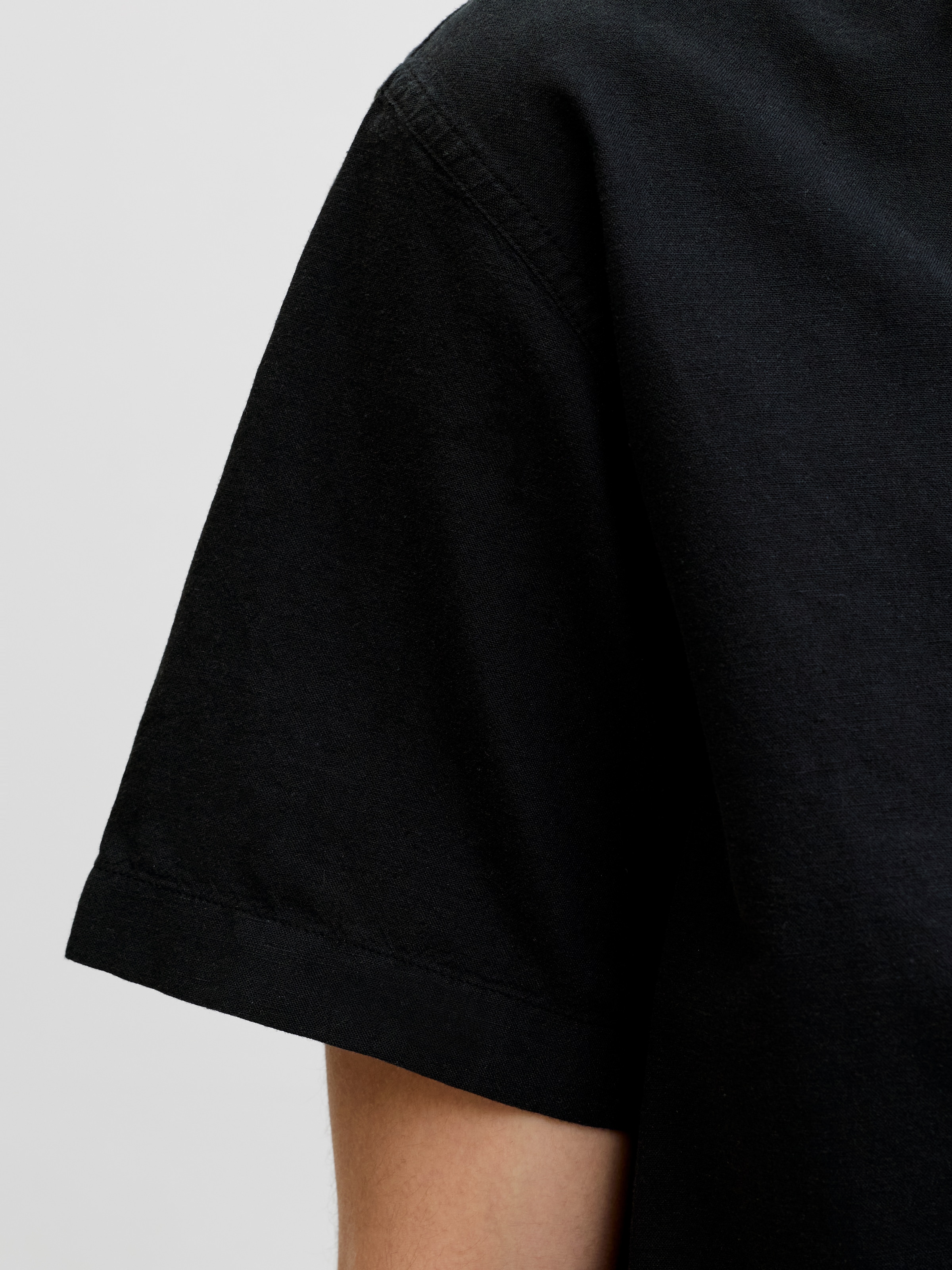 Jack & Jones PlusSize Kurzarmhemd »JJEBREEZE LINEN BLEND SHIRT S/S SN PLS« mit Leinen, regular fit