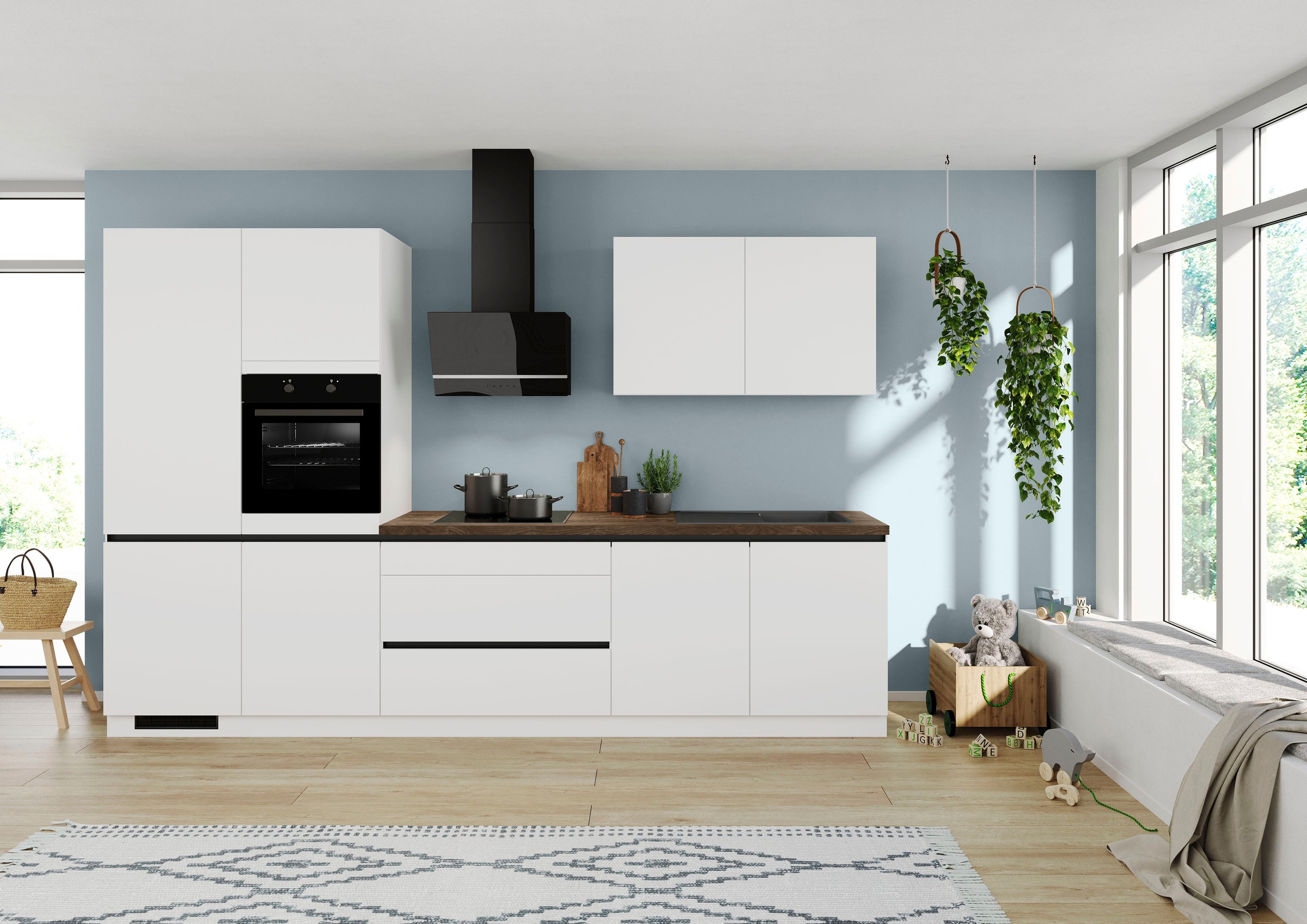 IMPULS KÜCHEN Küche »"Dublin", Anti Fingerprint Oberfläche, Schubkästen mit günstig online kaufen