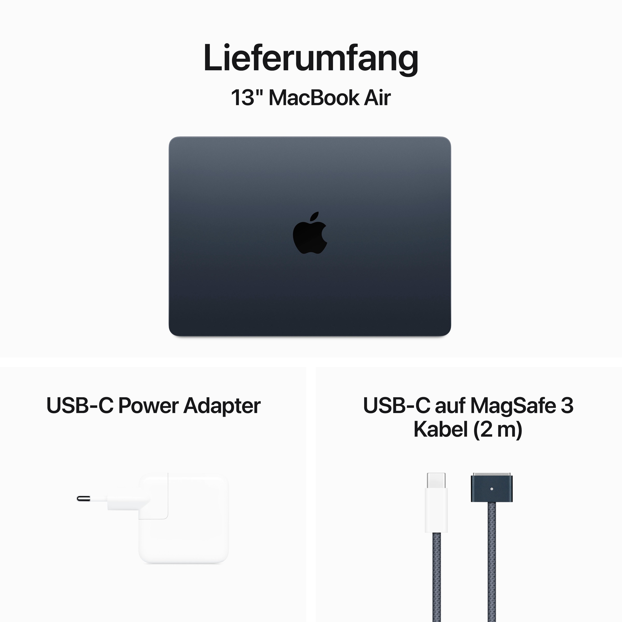 Apple Notebook »MacBook Air 13"CTO«, 34,46 cm, / 13,6 Zoll, Apple, M3, 10-Core CPU, 2000 GB SSD