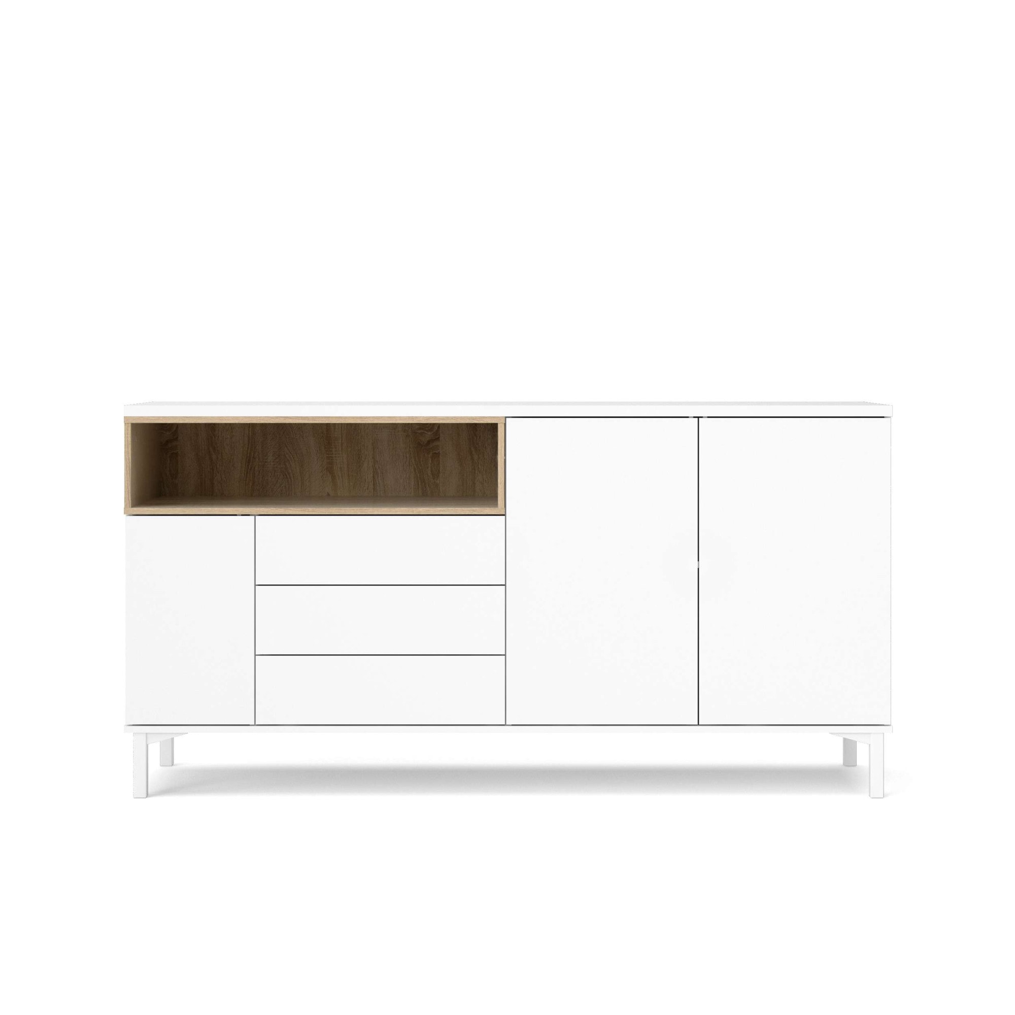 INOSIGN Sideboard »Roommers, Anrichte, Kommode, Stauraum«, Kommode, Breite 176 cm, Höhe 90 cm, 1 offenes Fach mit Rahmen-Optik