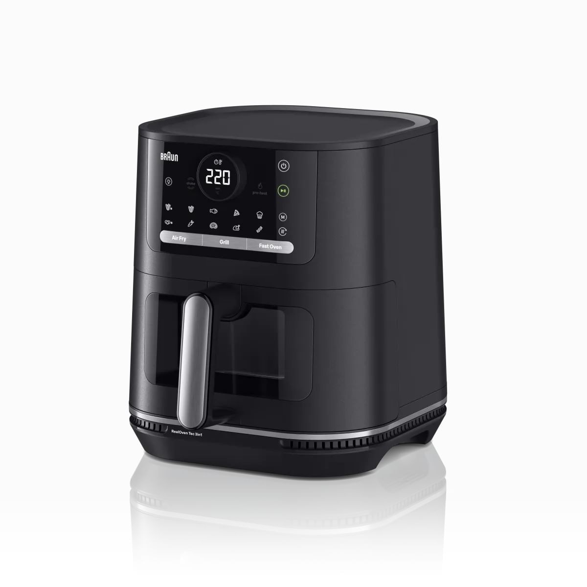 Braun Heißluftfritteuse »MultiFry HF 5073I BK schwarz«, 2000 W, mit Programmablaufanzeige und Restzeitanzeige