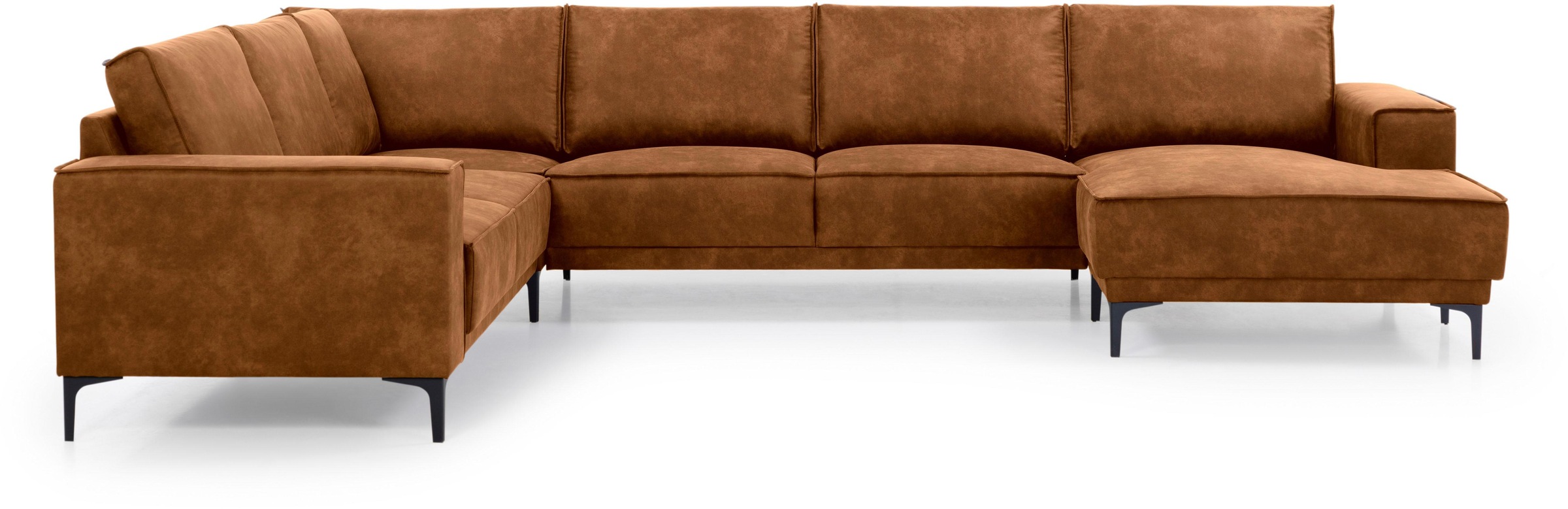 OTTO home Wohnlandschaft »XXL Sofa Oland, Struktur, Flachgewebe, Luxus-Micr günstig online kaufen