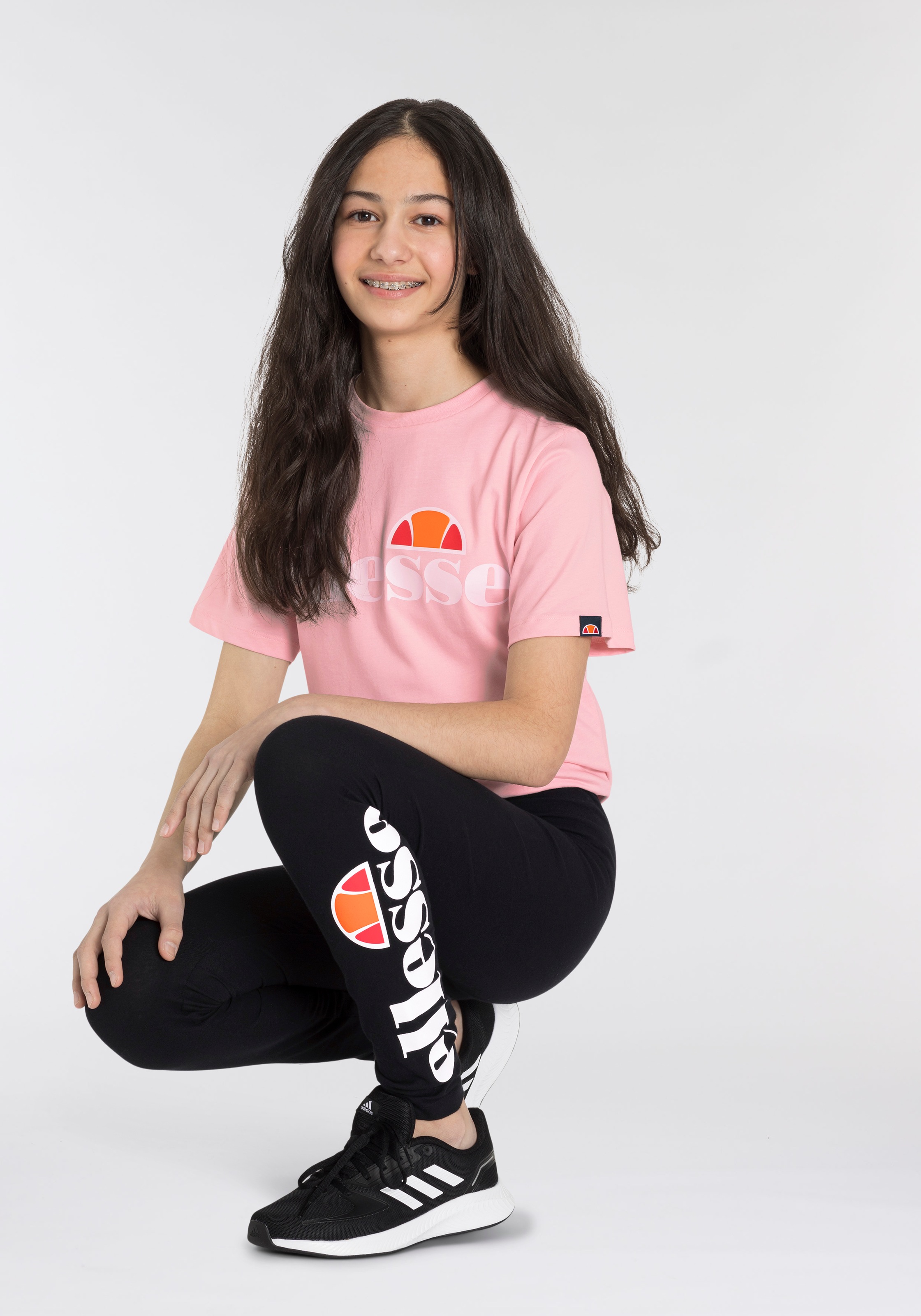 Ellesse Leggings »FABI«  mit Logodruck, aus Baumwolle und Elasthan