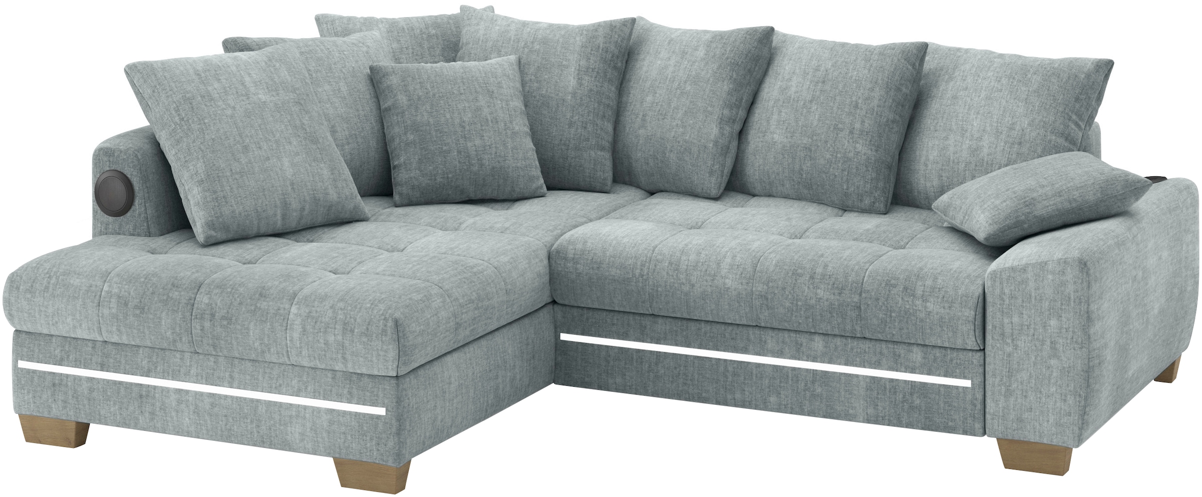 Mr. Couch Ecksofa »Nikita II, L-Form«, RGB-LED, Bluetooth-Soundsystem, wahl günstig online kaufen