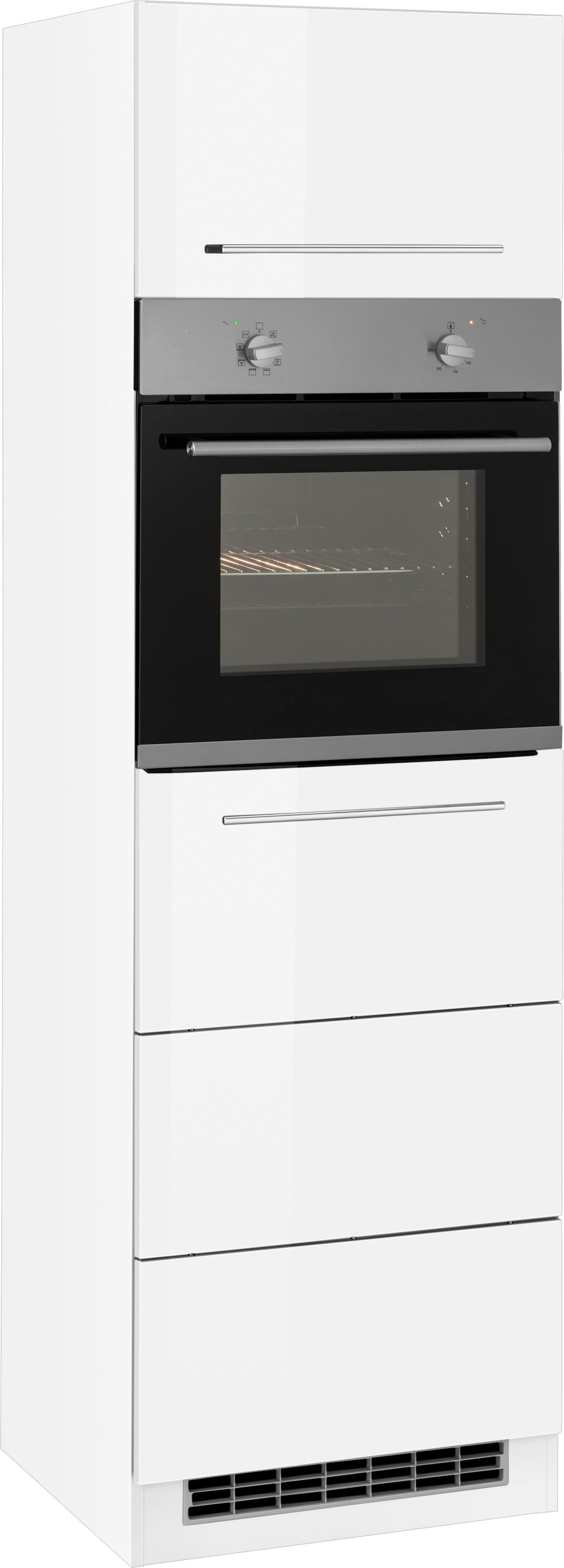 HELD MÖBEL Backofenumbauschrank »Wien«, 60 cm breit, 200 cm hoch, für autarken Backofen