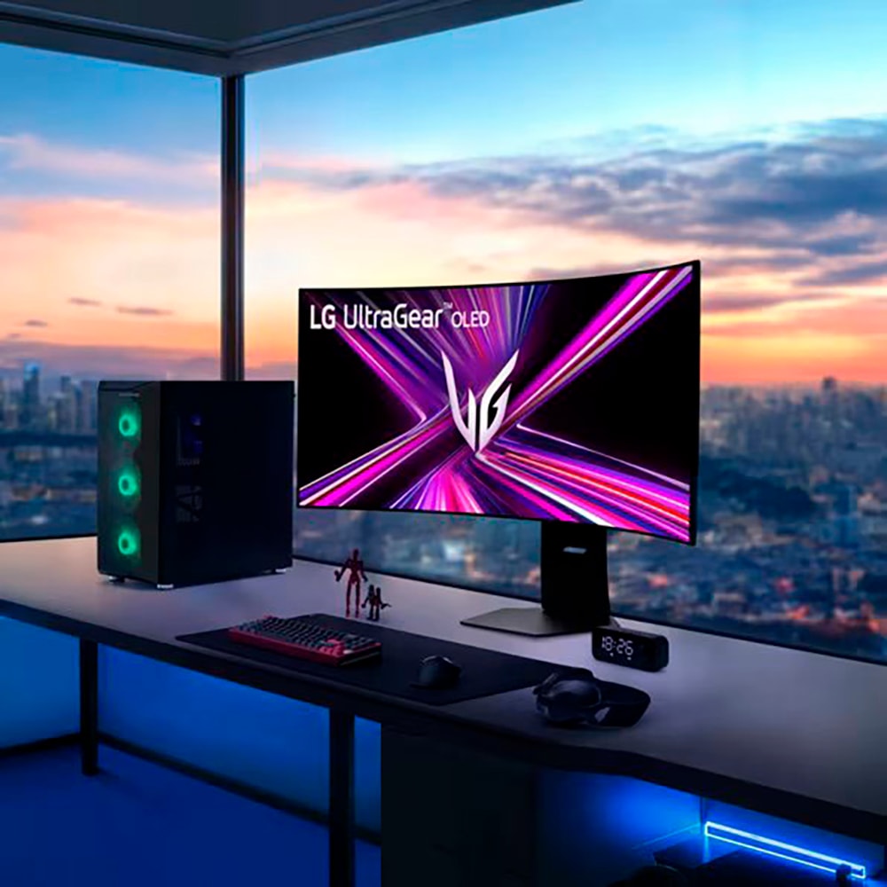 LG Curved-Gaming-OLED-Monitor »45GX950A«, 113 cm/45 Zoll, 5120 x 2160 px, 5K2K, 0,03 ms Reaktionszeit, 165 Hz