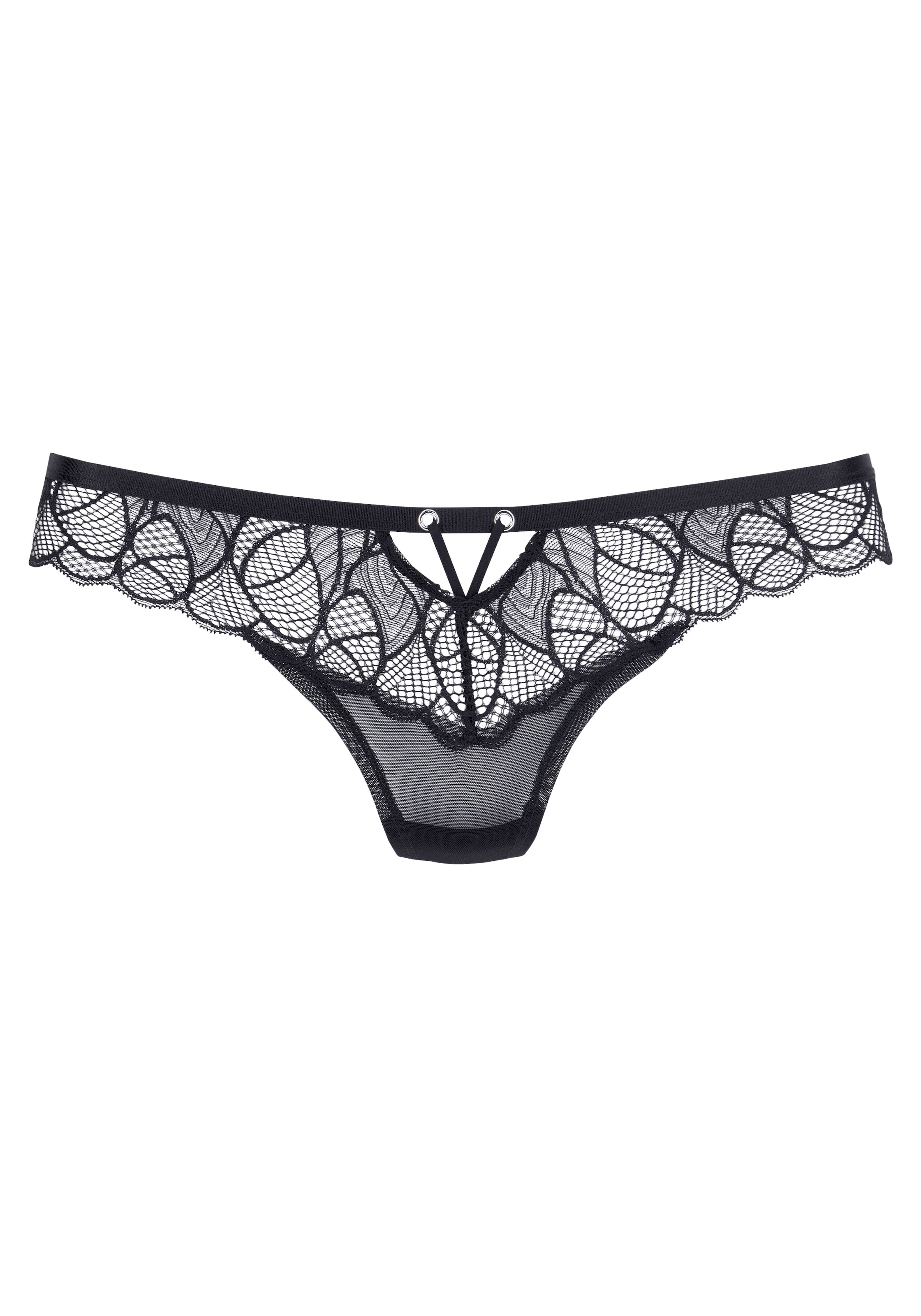 LASCANA String »Alicia« mit schönem Bund aus feiner Spitze
