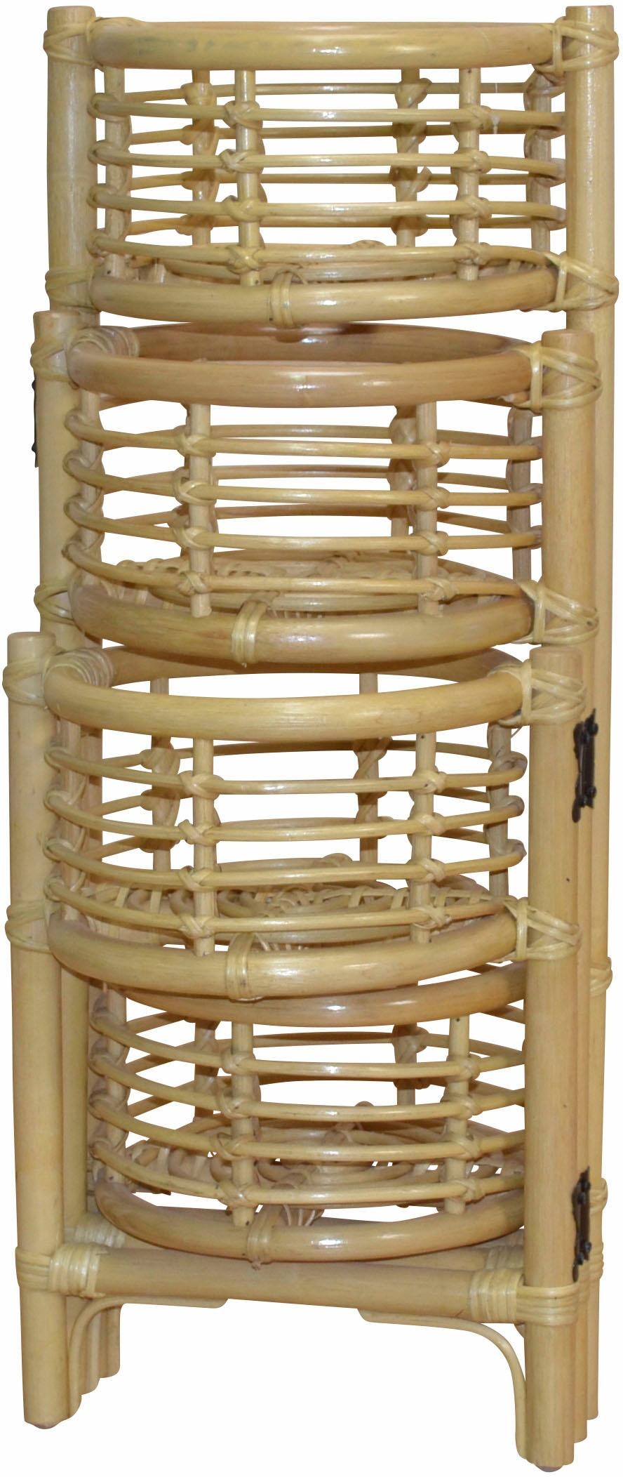 HOFMANN LIVING AND MORE Blumenständer, Rattan
