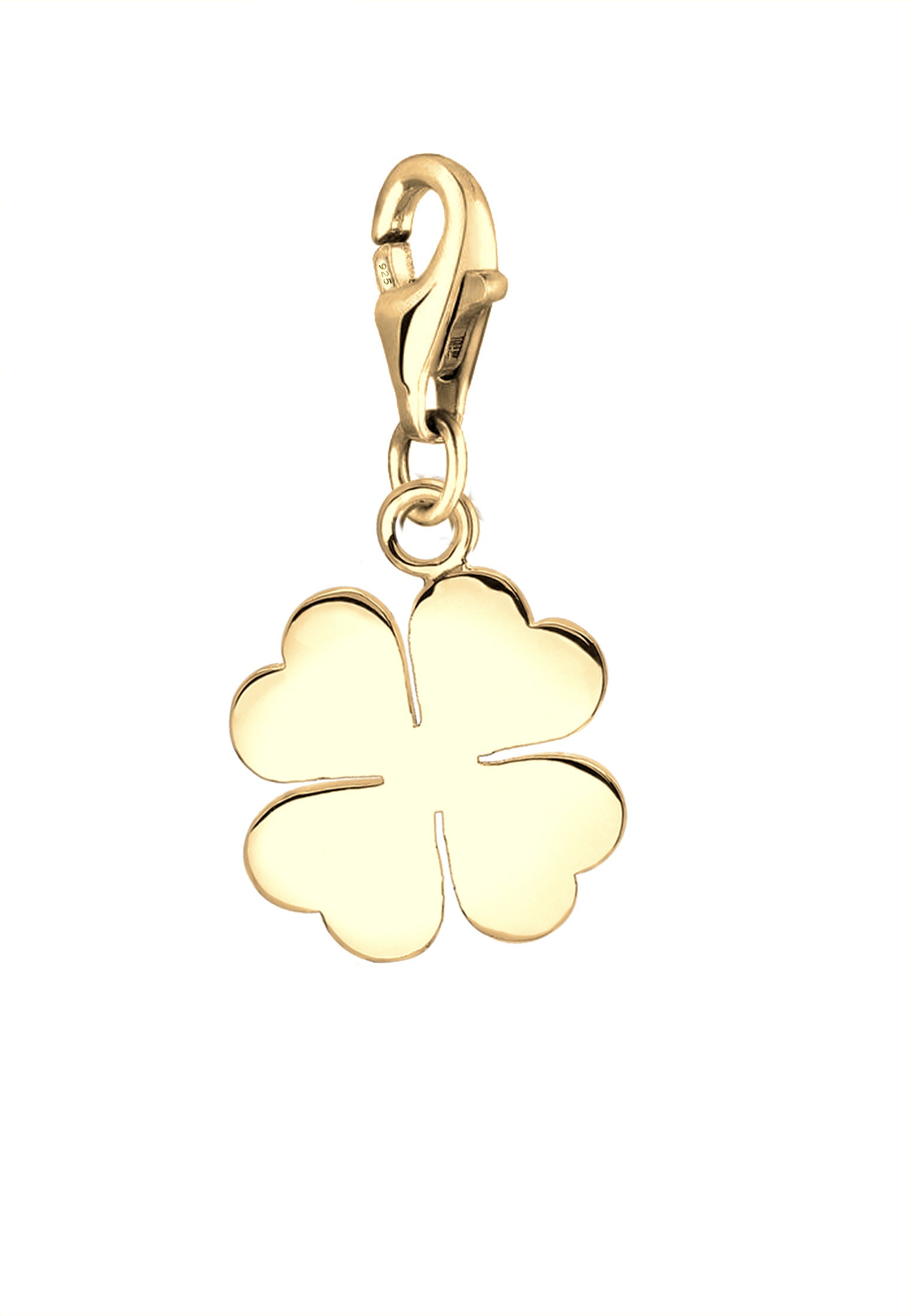 Nenalina Charm-Einhänger »Anhänger Kleeblatt Glück Talisman 925 Silber«