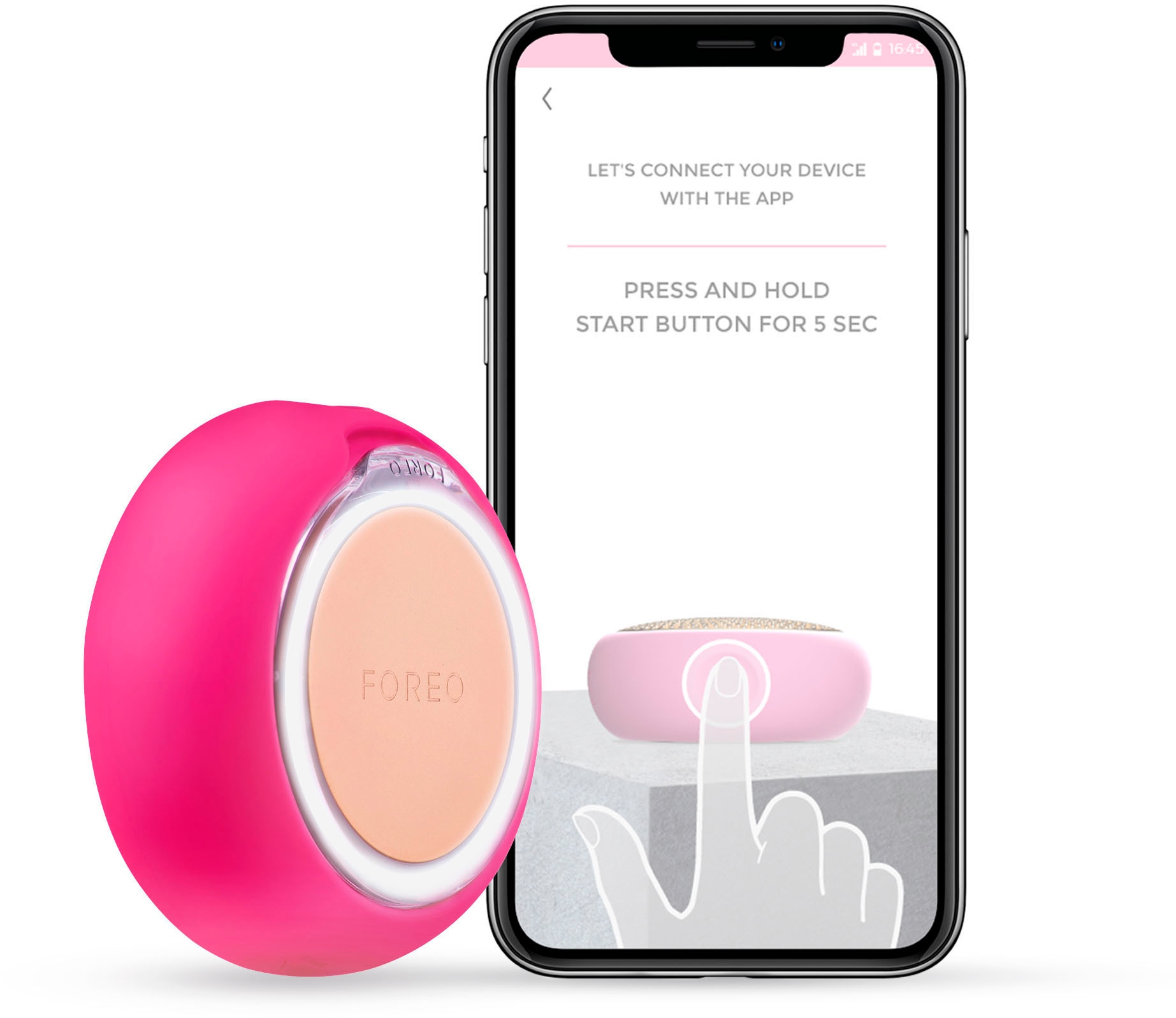 3. Bild von FOREO Elektrische Gesichtsreinigungsbürste »UFO mini 2«, für alle Hauttypen