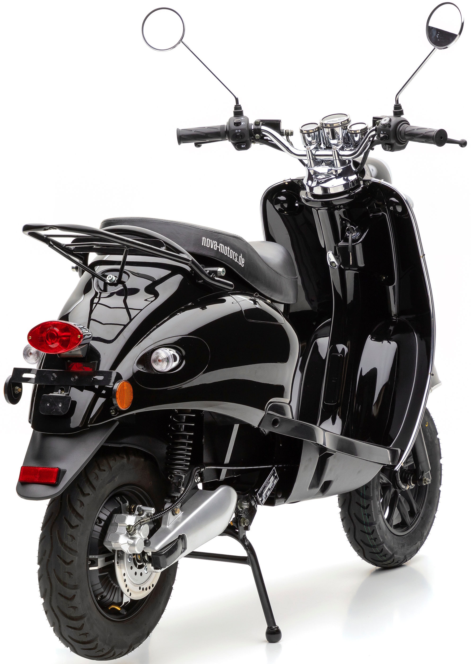 Nova Motors E-Motorroller »eRetro Star Li«, bis zu 40 km Reichweite, härteverstellbare Dual-Stoßdämpfer hinten