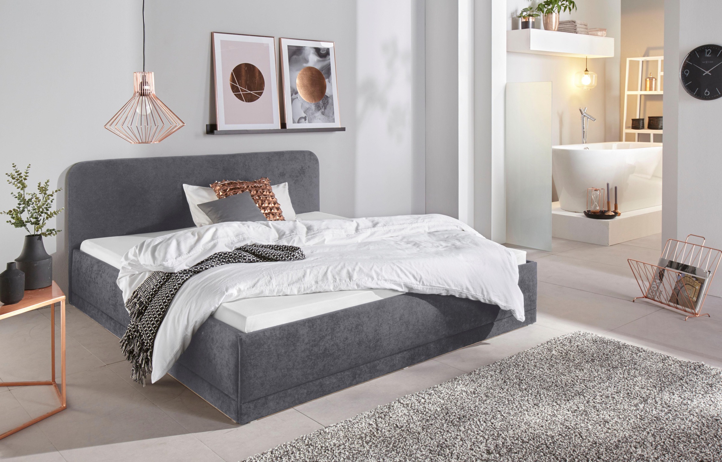 Westfalia Schlafkomfort Polsterbett inkl. Bettkasten bei Ausführung mit Mat günstig online kaufen