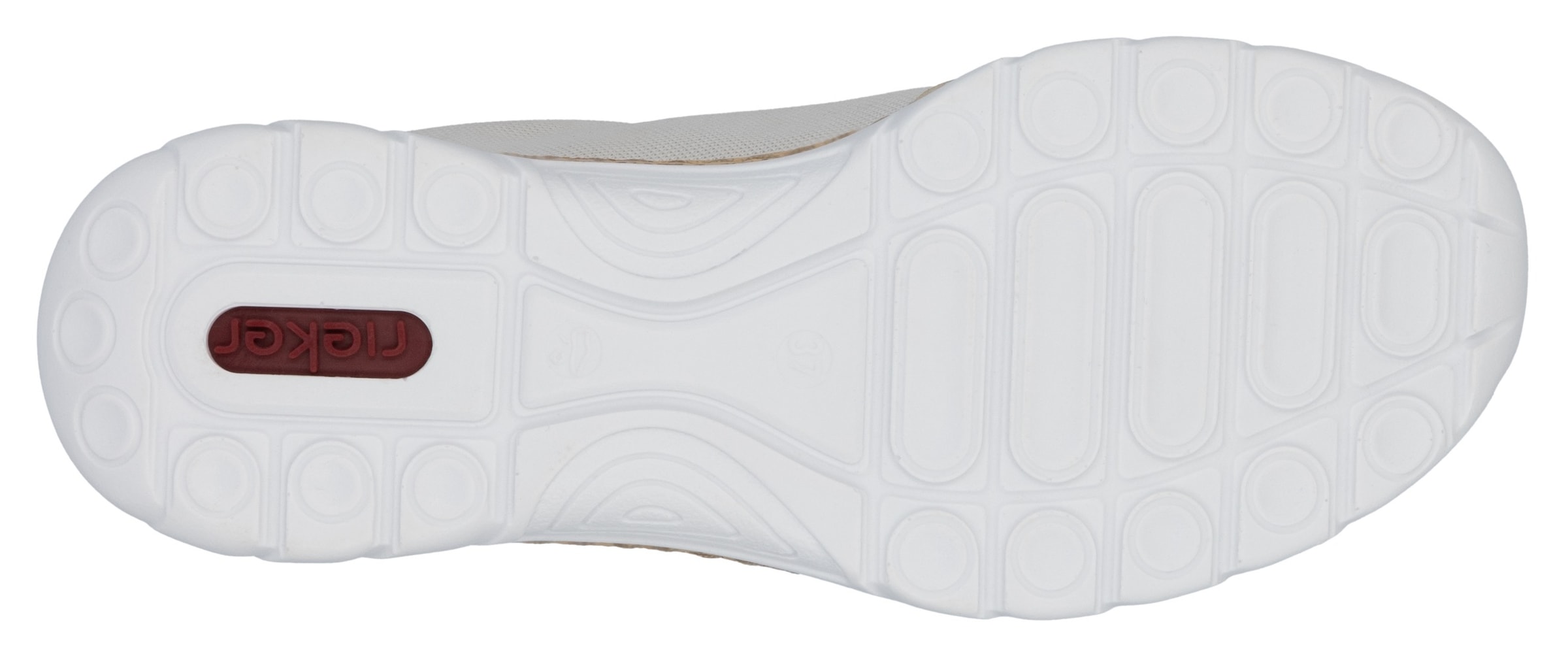 Rieker Slip-On Sneaker, Halbschuh, Freizeitschuh, mit Reißverschluss und MemoSoft-Innensohle