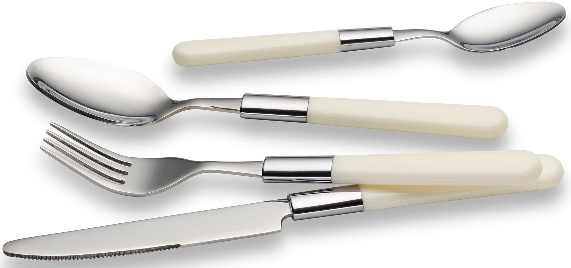 ECHTWERK Besteck-Set »Bistro Besteck Set, Campingbesteck«, (Set, 16 tlg.), Picknickbesteck