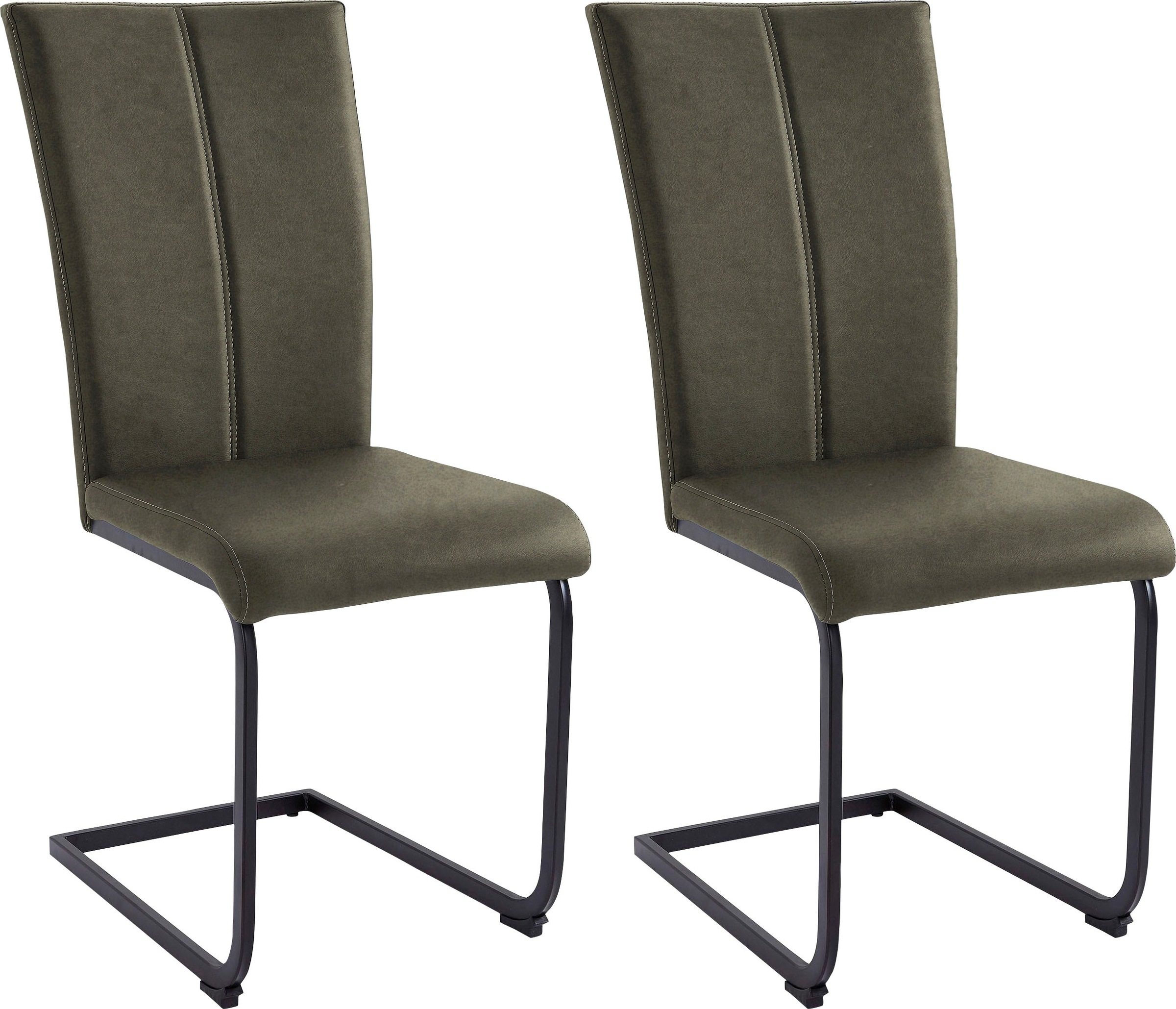 Home affaire Freischwinger »Nils«, (Set), 2 St., Microfaser VINTAGE, Stuhl günstig online kaufen