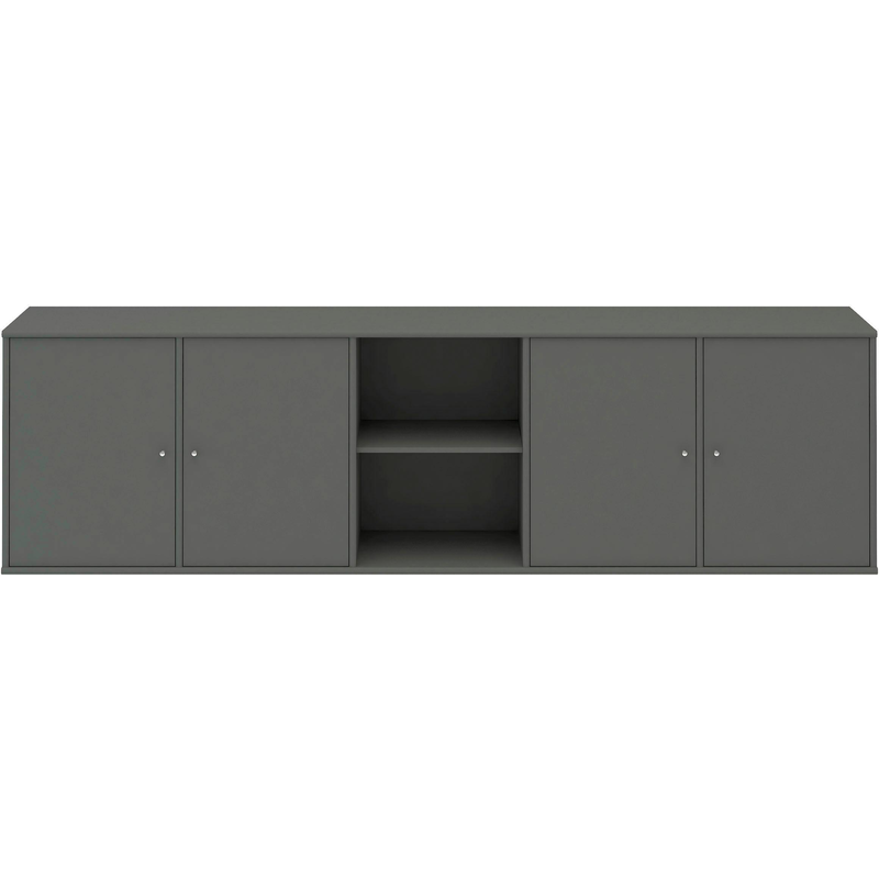 HAMMEL FURNITURE Sideboard »Mistral, Hochwertig Schrank, hängend/stehend montierbar« mit Türen, B: 220 cm, anpassungsbar Designmöbel graphit