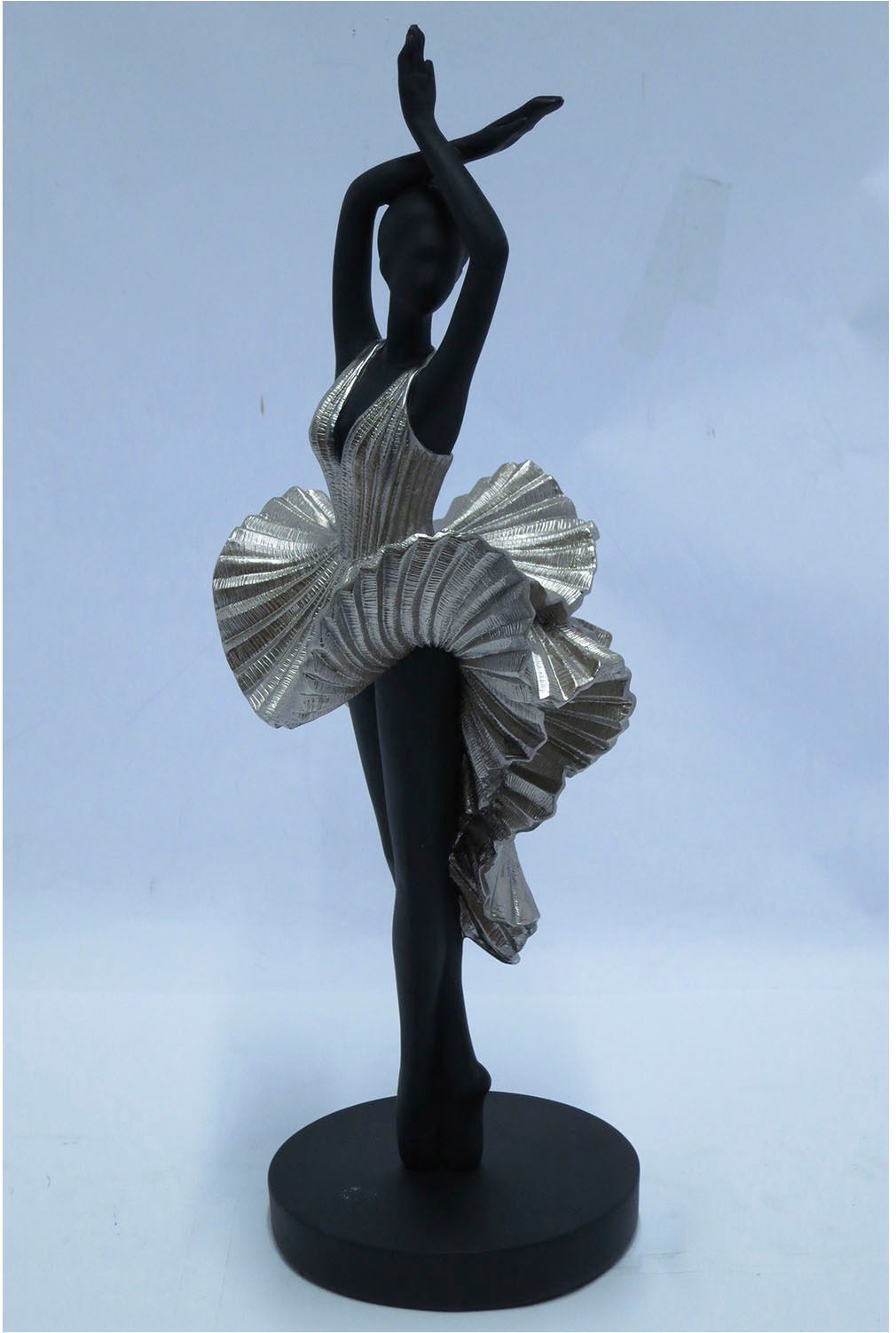 GILDE Dekofigur »Skulptur Ballerina Ballet schwarz H. 44 cm« günstig online kaufen