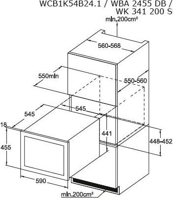 Amica Einbauweinkühlschrank »WK 341 200 S«, für 24 Standardflaschen á 075l, LED-Beleuchtung