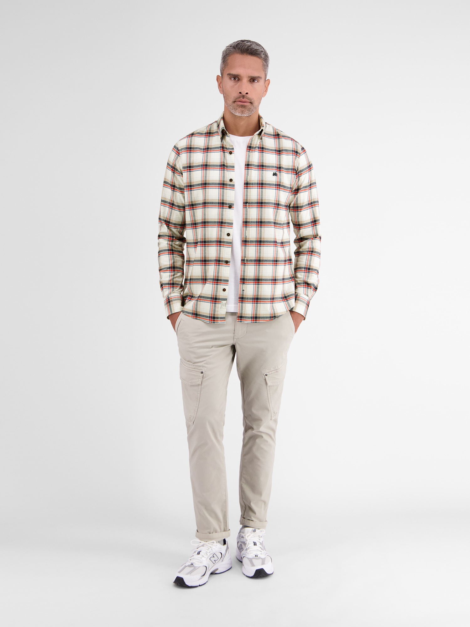 LERROS Langarmhemd »LERROS Langarmhemd, BIG FLANNELCHECK«