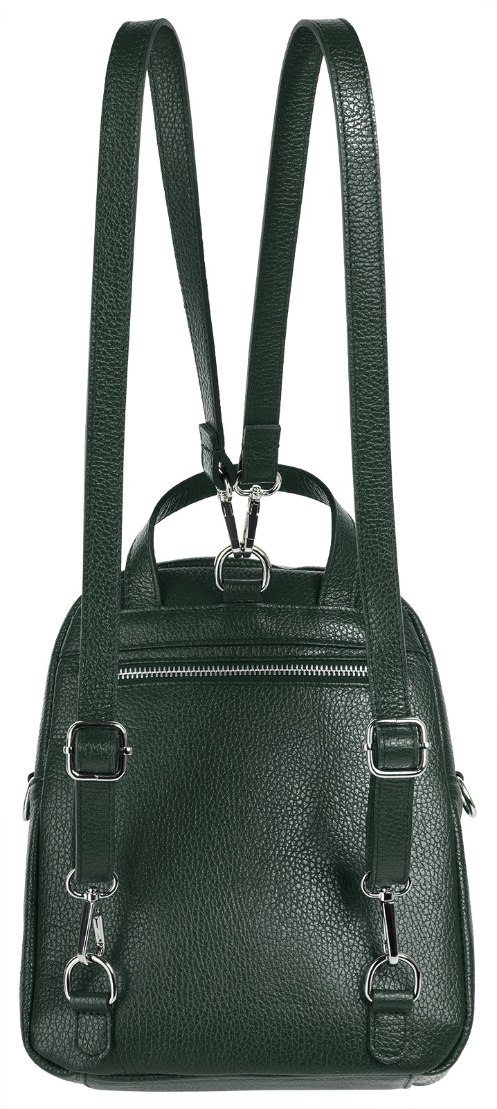 Cluty Cityrucksack, echt Leder, Made in Italy