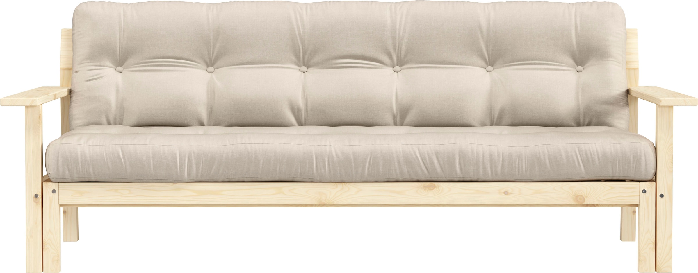 Karup Design Schlafsofa »Unwind«, Mit Holzstruktur, inkl. Futonmatratze, Li günstig online kaufen
