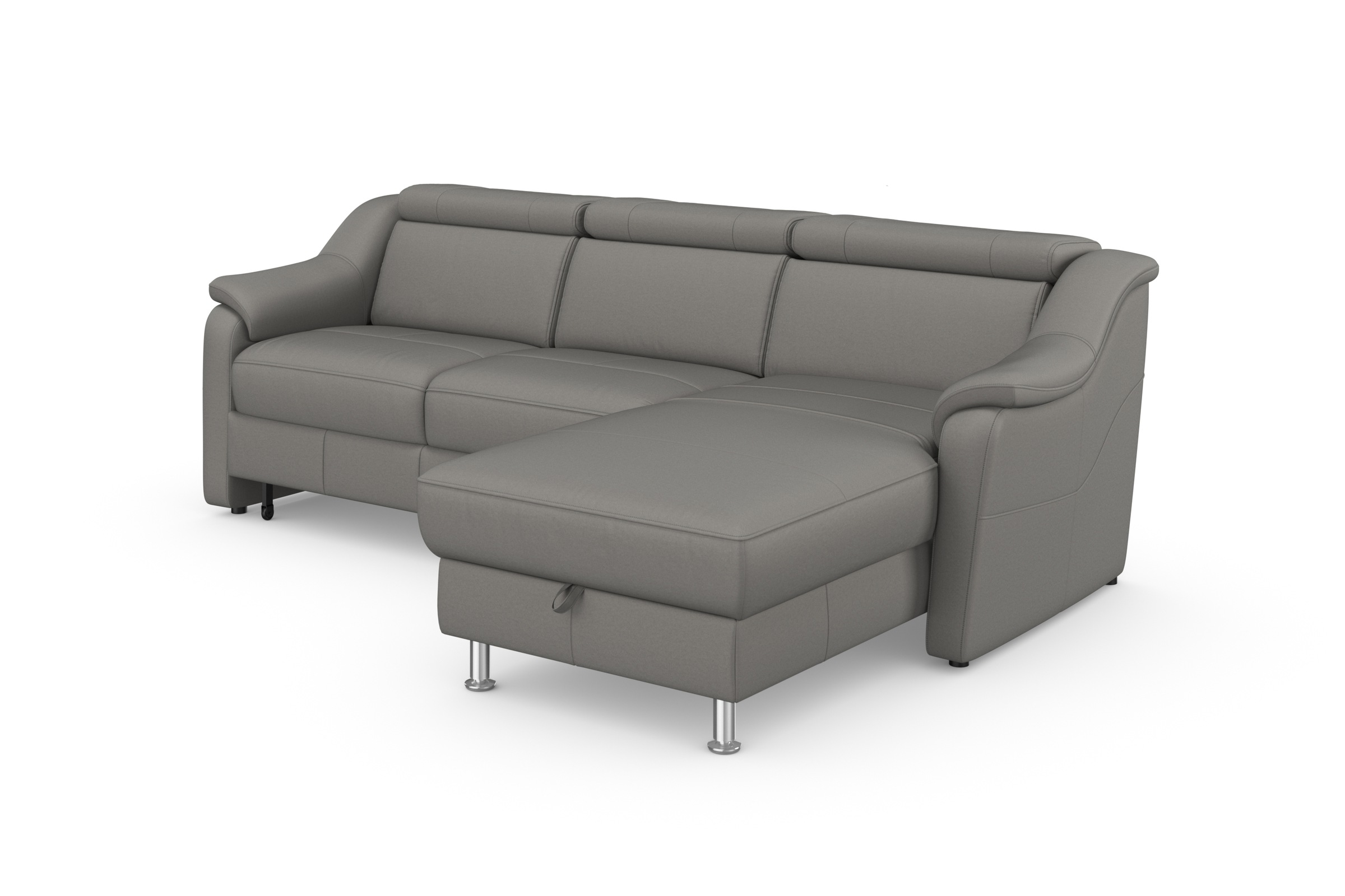 sit&more Ecksofa »Freetown L-Form«, inklusive Kopfteilverstellung und komfortablem Federkern