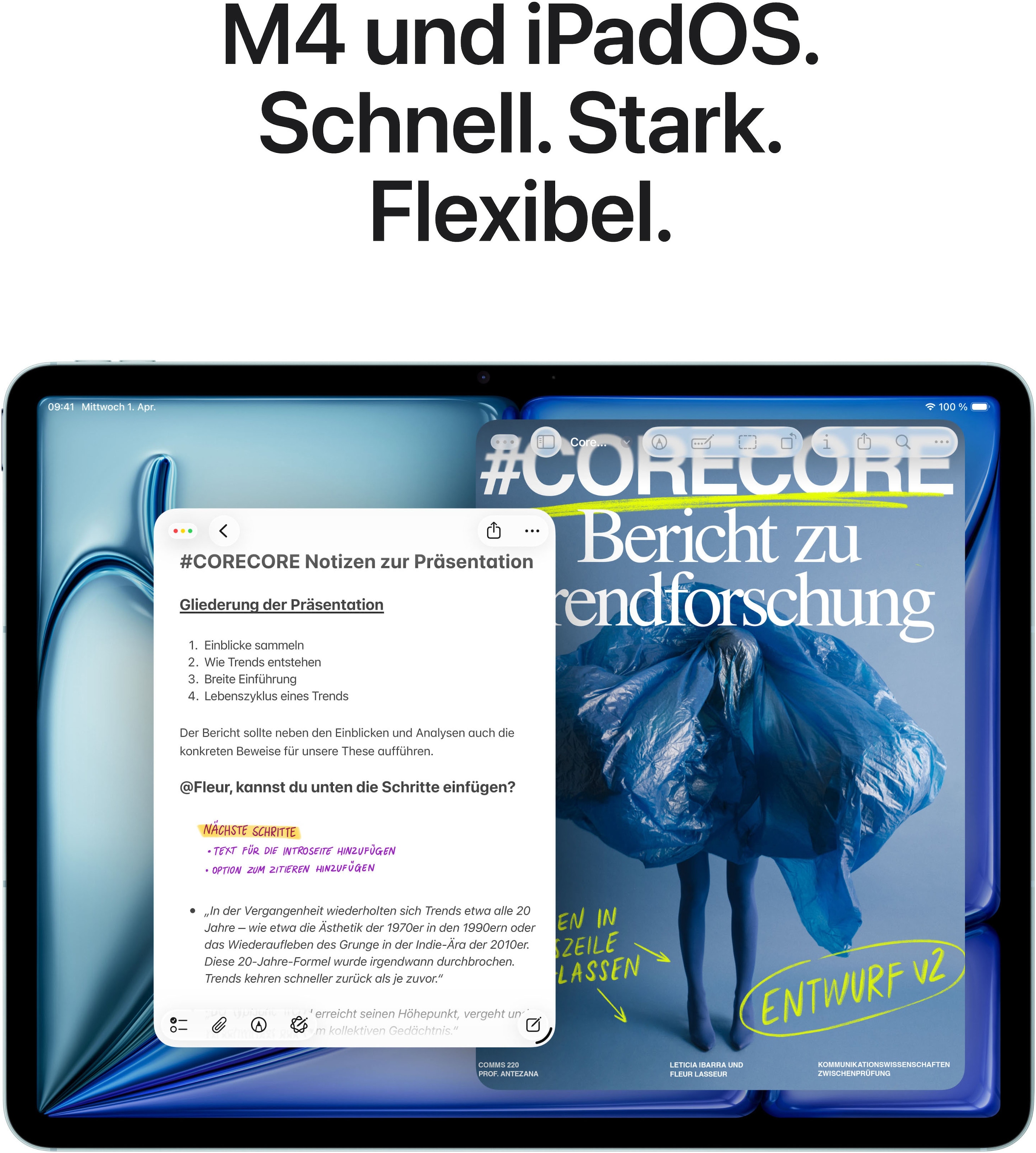 Apple Tablet »11" iPad Air Wi-Fi + Cellular« (27,9 cm / 11 ″) iPadOS 5G )