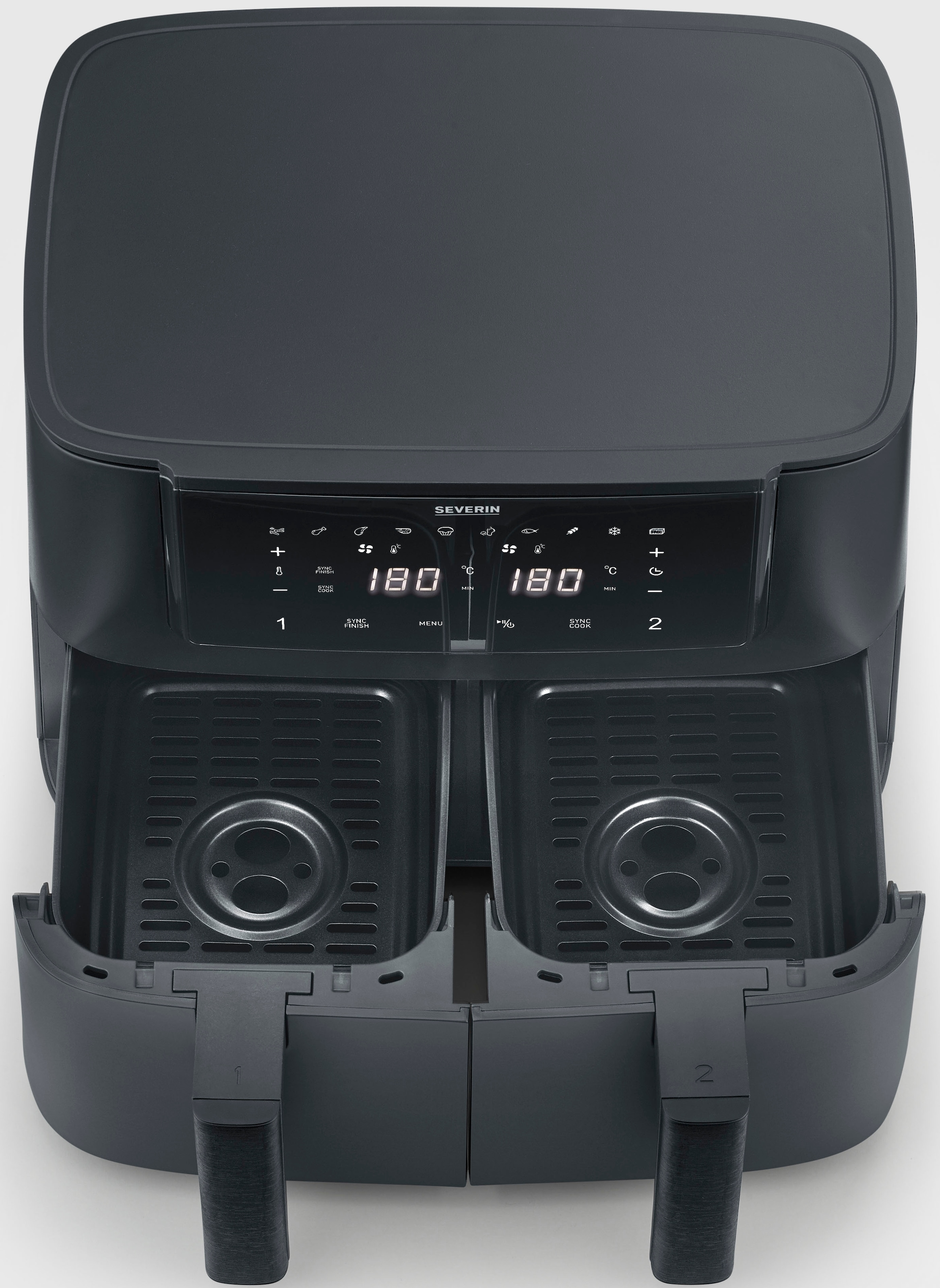 Severin Heißluftfritteuse »FR 2463   2 x 4 l "Dual"«, 2600 W