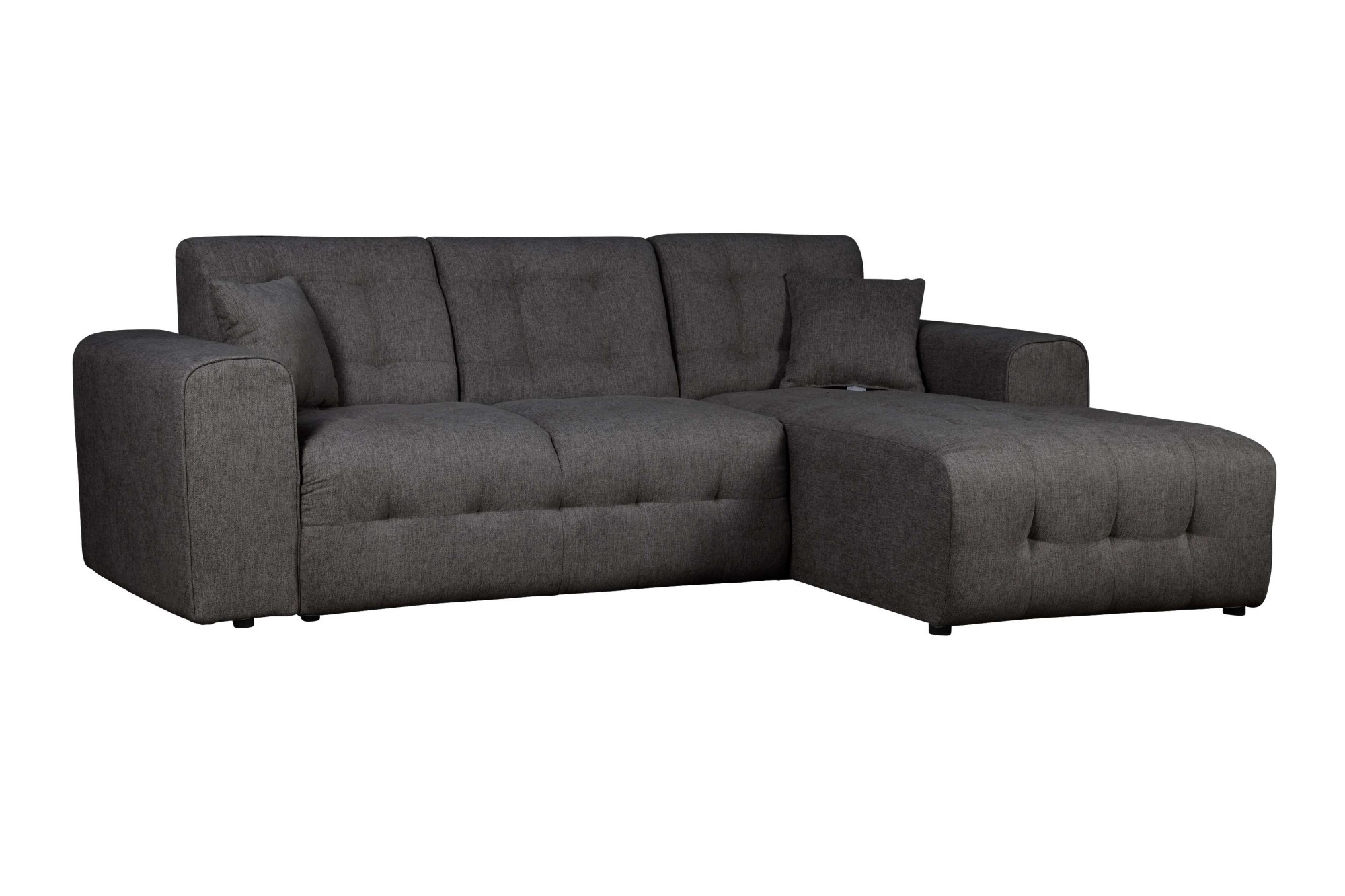Home affaire Ecksofa »Nosia L-Form«, incl. 2 Zierkissen, mit feiner Steppung