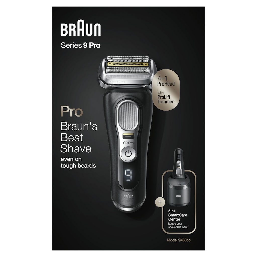 Braun Elektrorasierer »Series 9 Pro - 9460cc«, Reinigungsstation, 1 St. Aufsätze