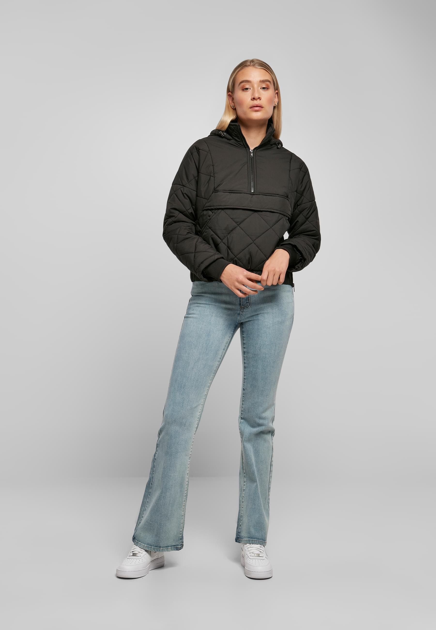 URBAN CLASSICS Winterjacke »Urban Classics Damen« 1 Stk. tlg. mit Kapuze