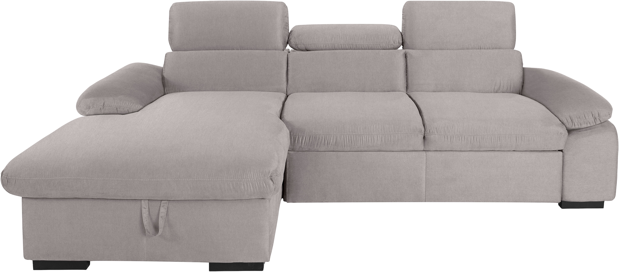 COTTA Ecksofa »Lola L-Form mit Kopfteilfunktion & Hocker«, (Set, mit Hocker günstig online kaufen