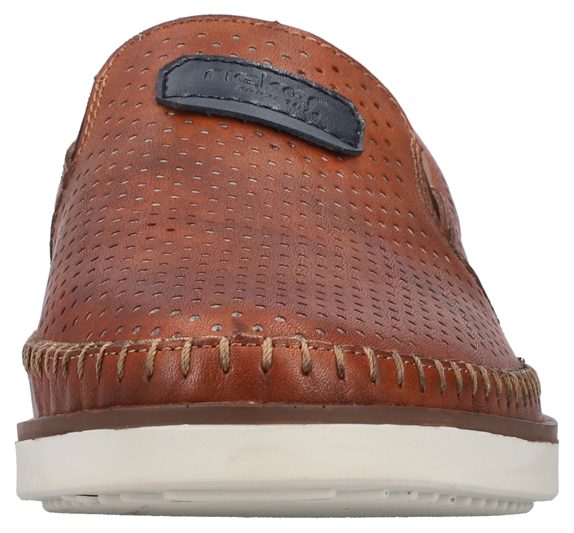 Rieker Slipper, Loafer, Schlupfschuh mit kleinen Stretcheinsätzen