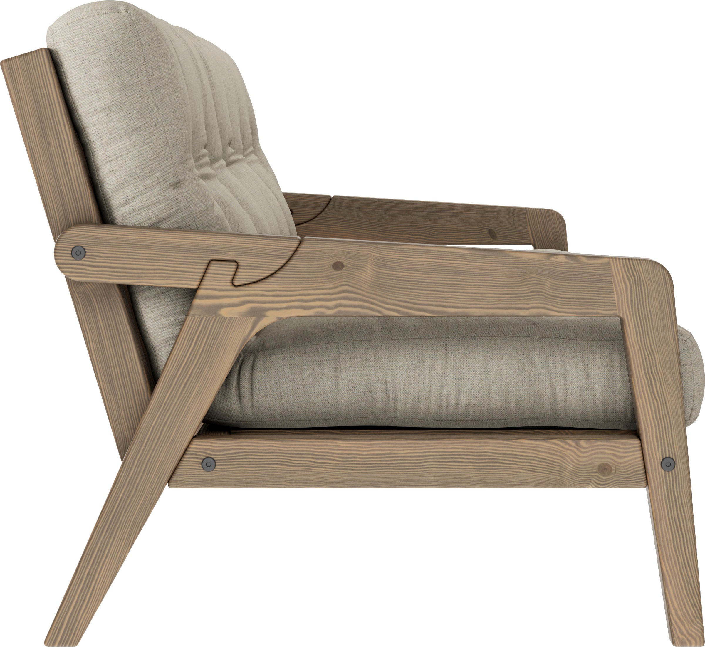 Karup Design Schlafsofa, Mit Holzstruktur, inkl. Futonmatratze, Liegefläche 130x190 cm