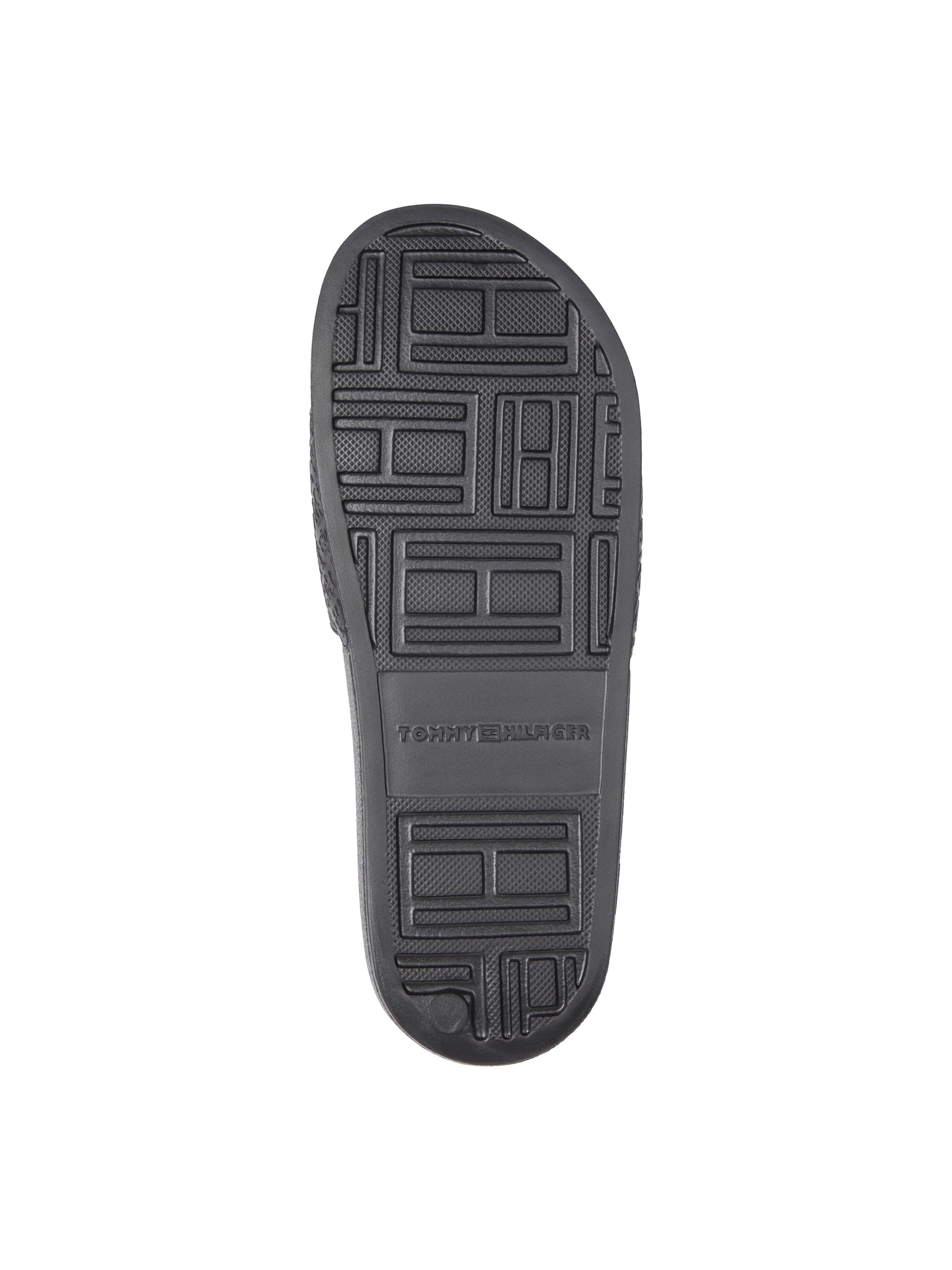 Tommy Hilfiger Pantolette »TH MONOGRAM POOLSIDE«, Bequemschuh, Sommerschuh, Schlupfschuh mit TH-Schmuckelement